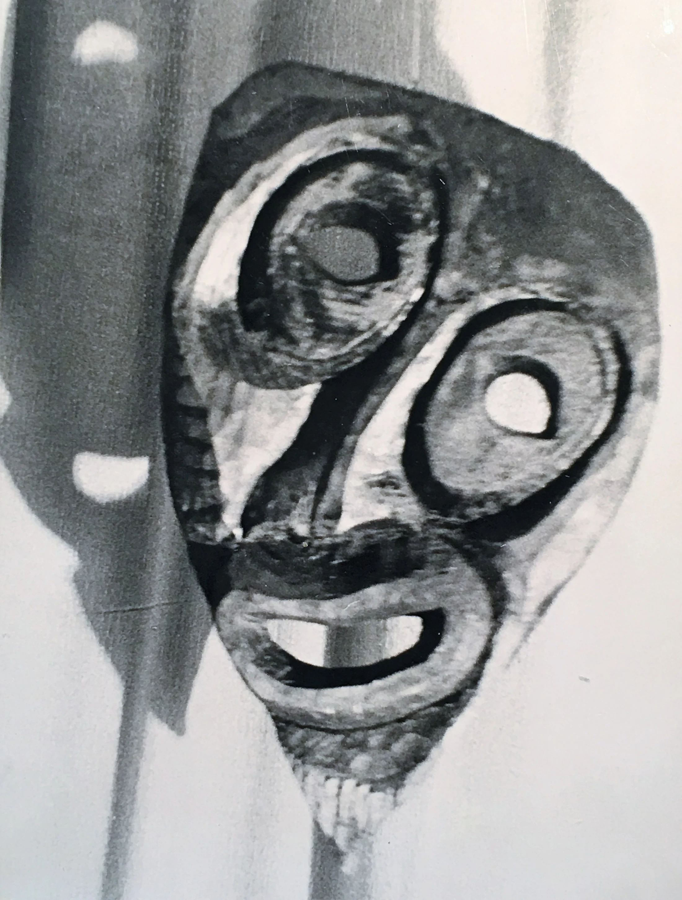 Holzmaske · Archivfoto