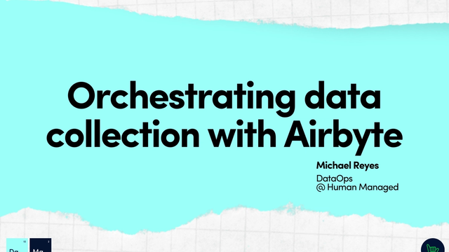 Orchestrating data collection with Airbyte