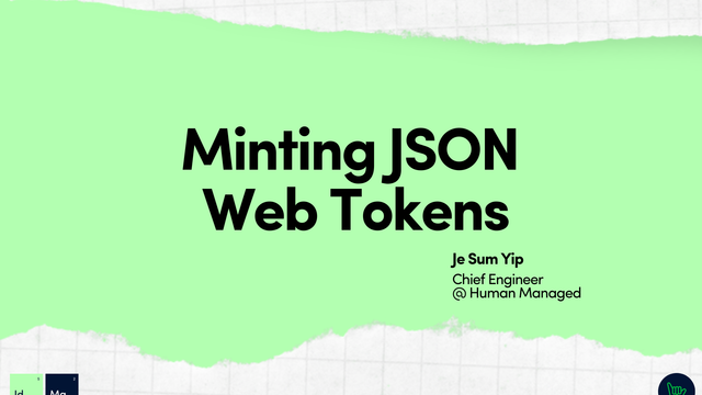 Minting JSON Web Tokens (JWTs)
