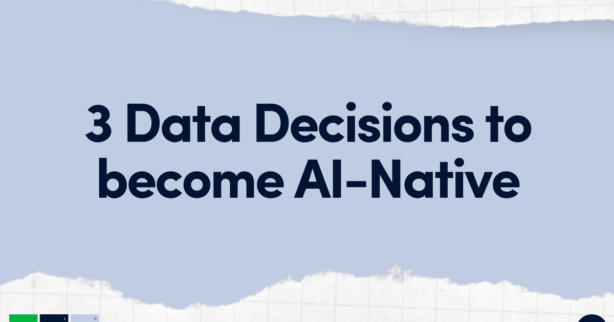 3 data decisions to make in 2024 for businesses to become AI-native
