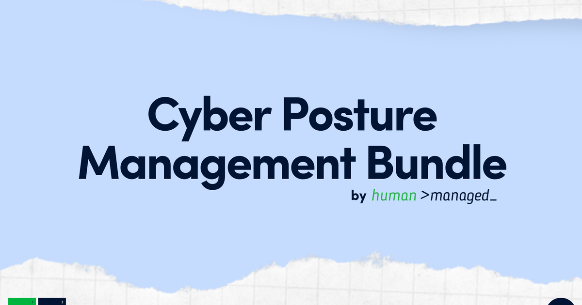 Cyber Posture Management Bundle Release