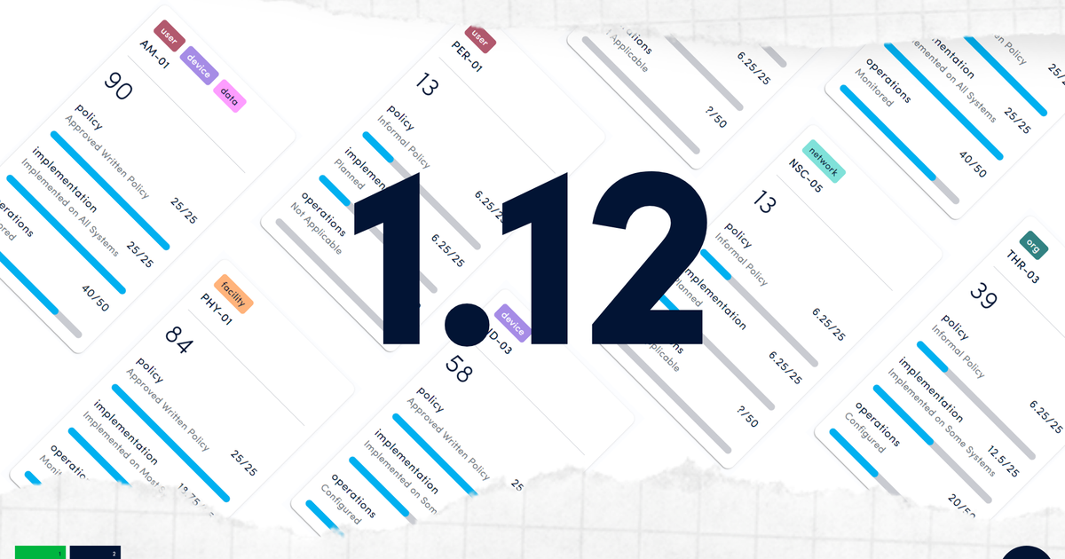 Human Managed hm.works 1.12 released with control status assessment
