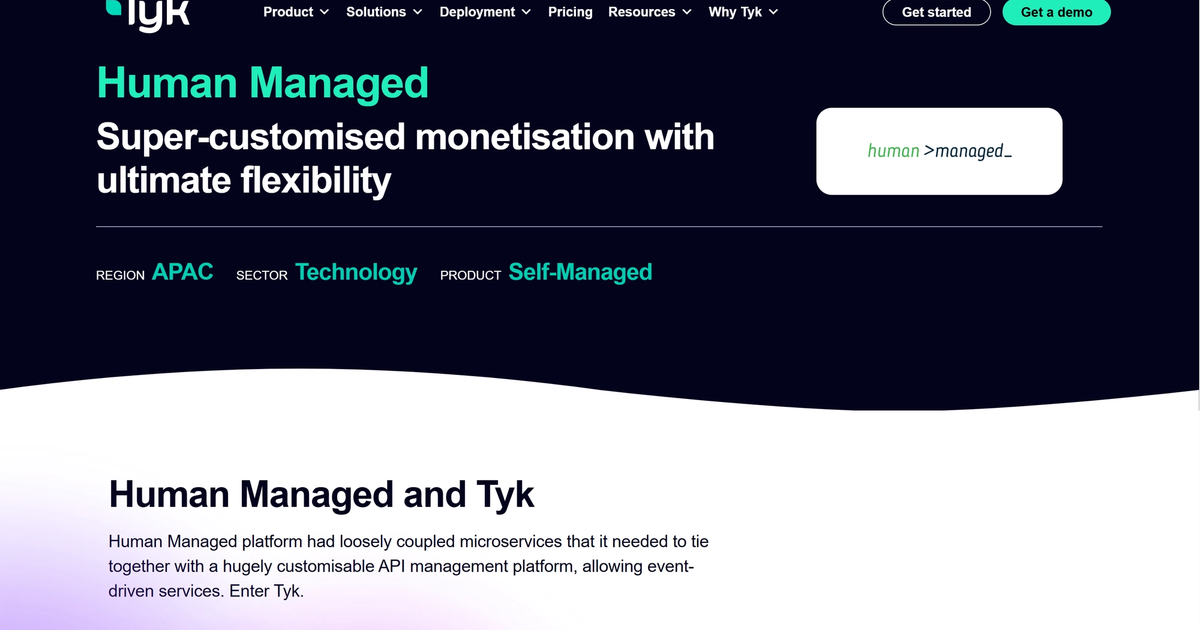 Human Managed: Super-customized monetization with ultimate flexibility