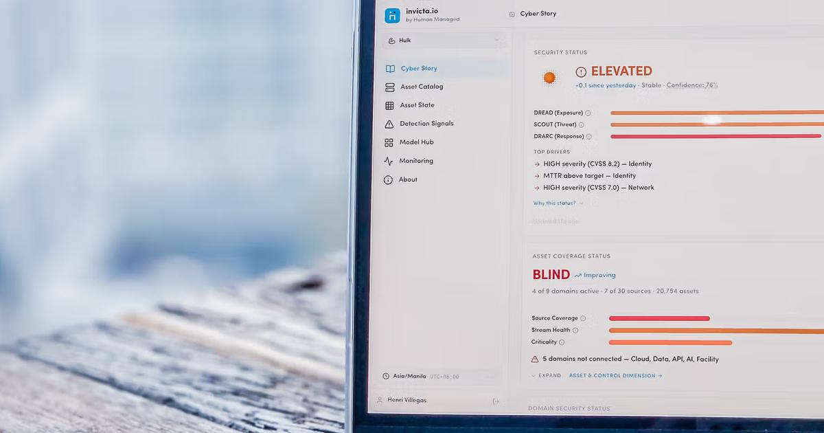 Human Managed Launches Invicta.io: Cybersecurity Decision Intelligence 