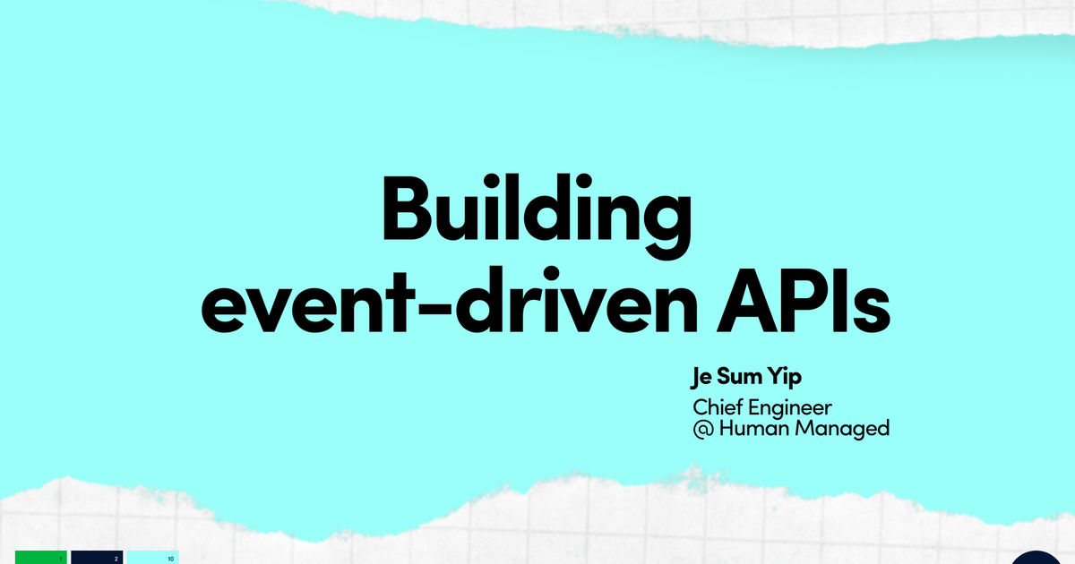 Building event-driven APIs for a modular microservices platform (part 1)