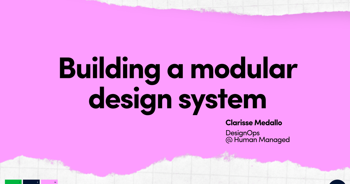 Building the Human Managed Design System