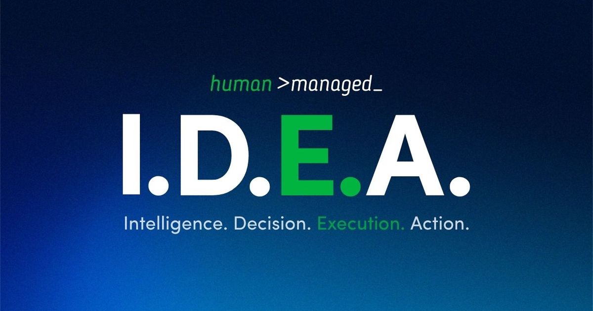 Human Managed updates I.D.E.A. framework to carry decisions through execution
