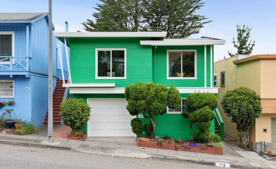 Garage doors design and curb cuts