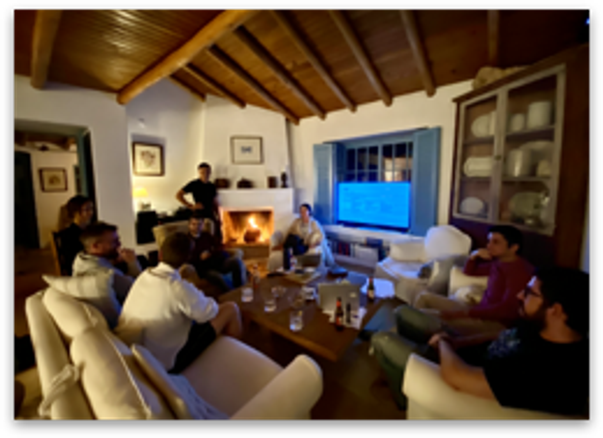 Chilling and working offsite