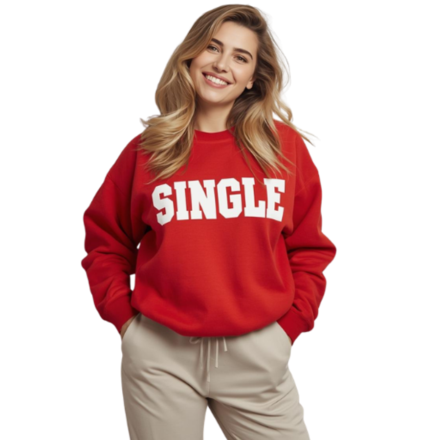 Žena v klidu a prostoru pro sebe během single období