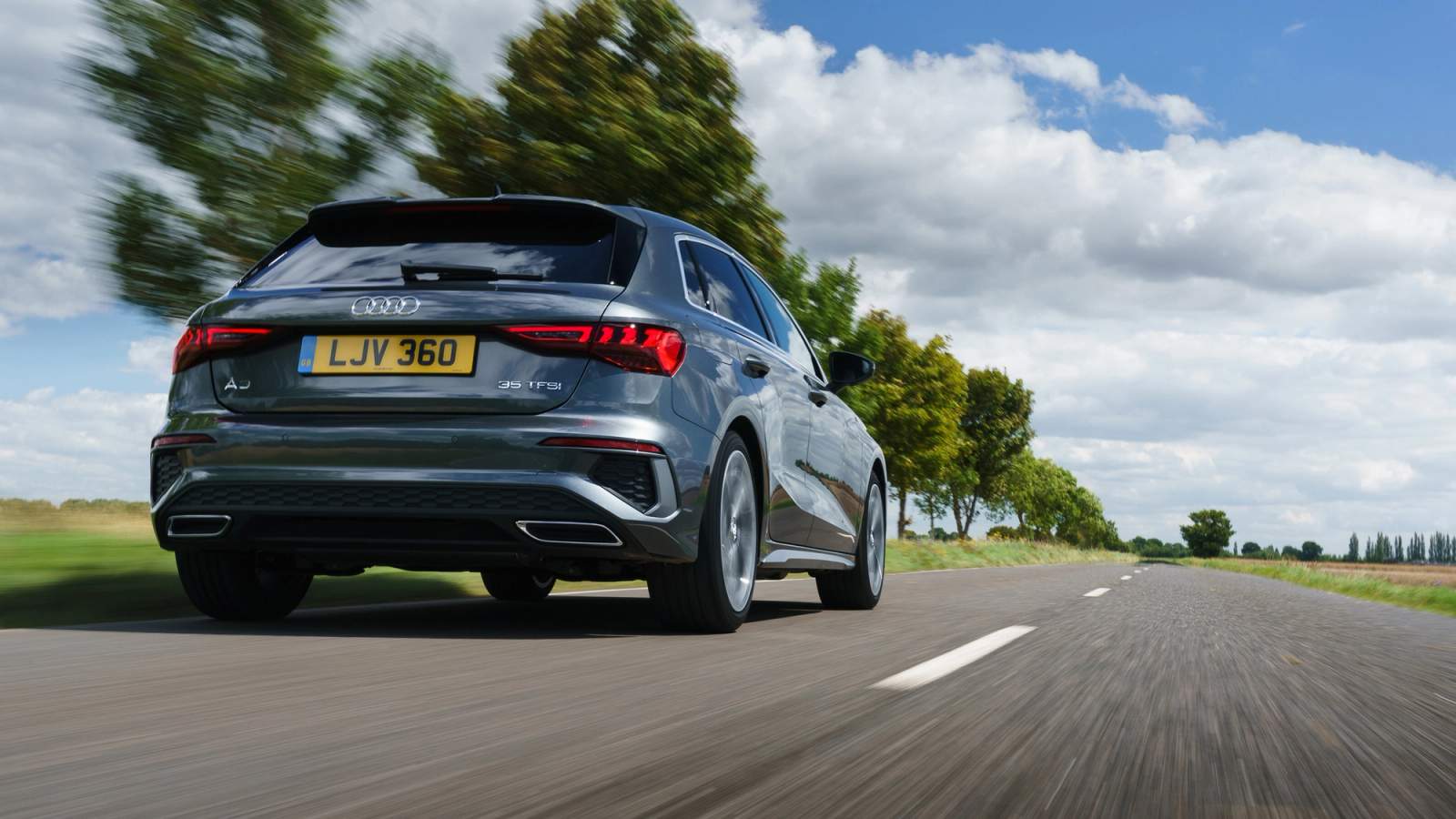 Audi A3 driving