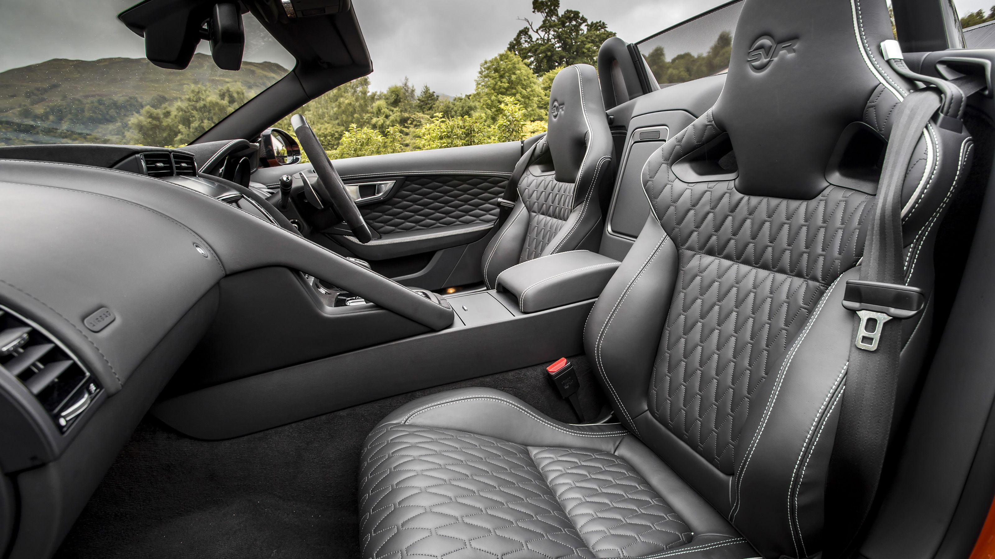 Jaguar F-Type SVR front seats