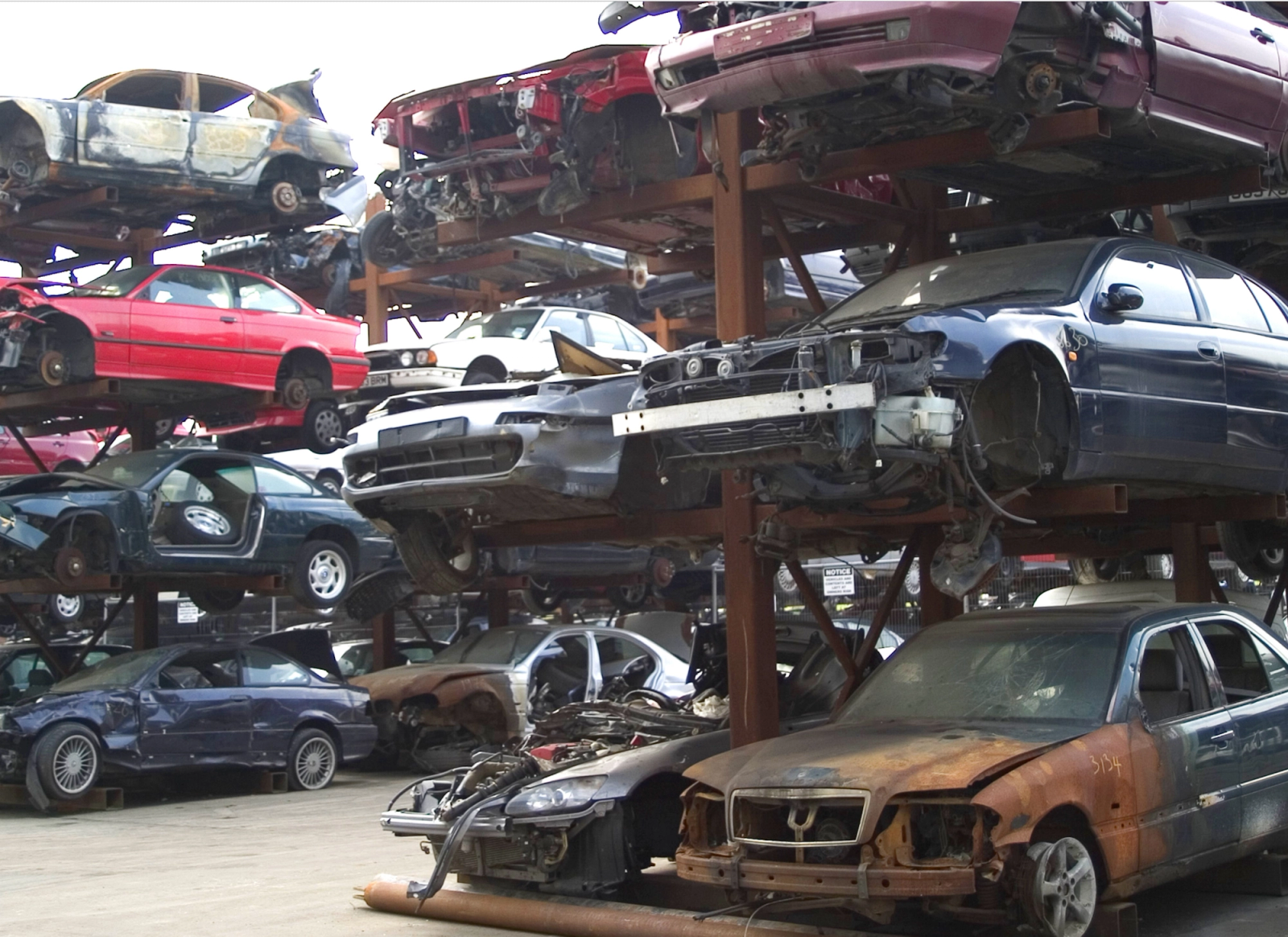 Written-off cars