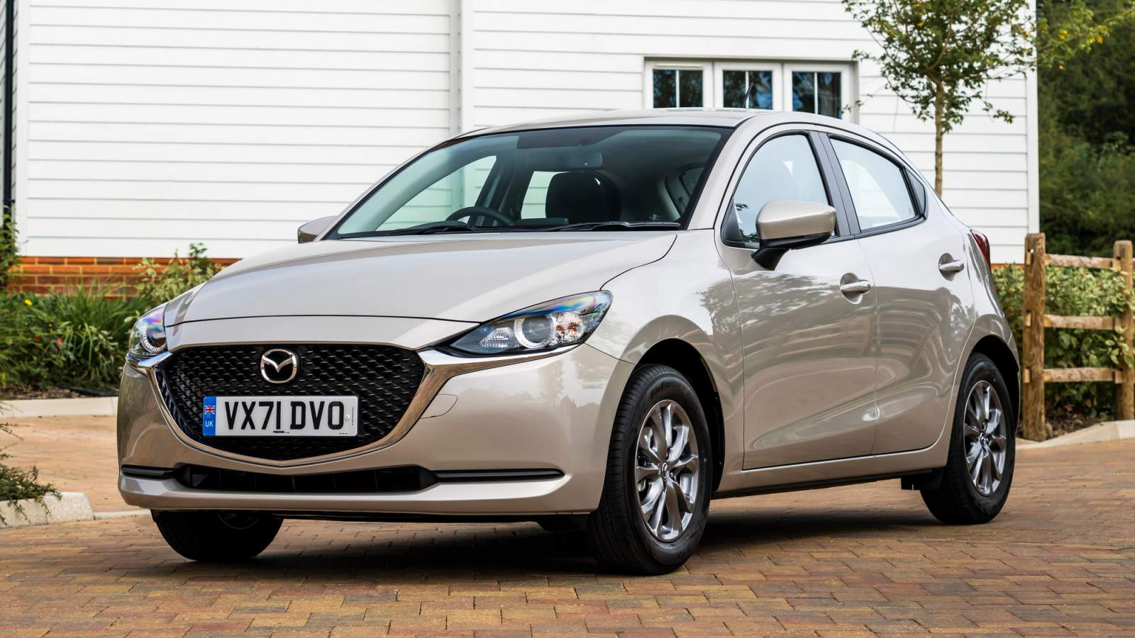 Mazda2 parked