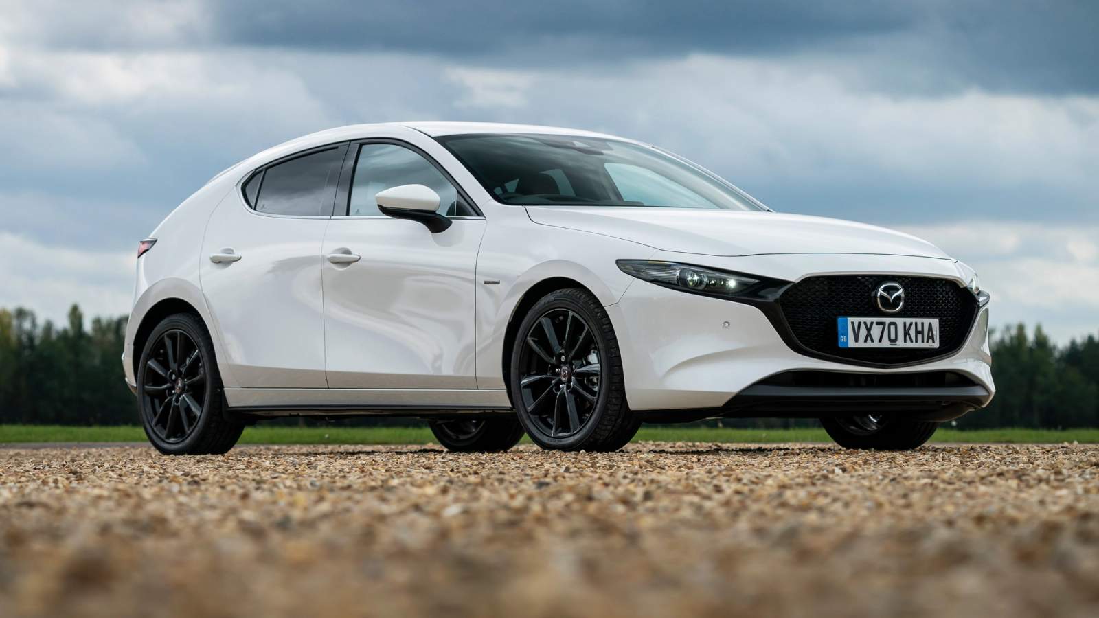 Mazda3 front parked