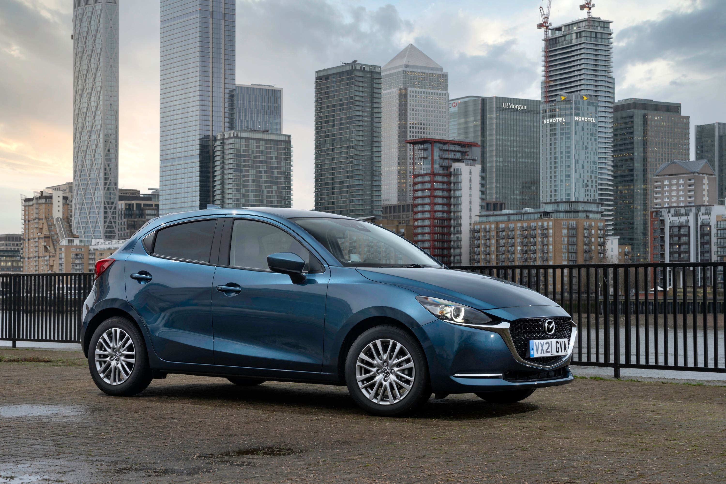 Blue Mazda2