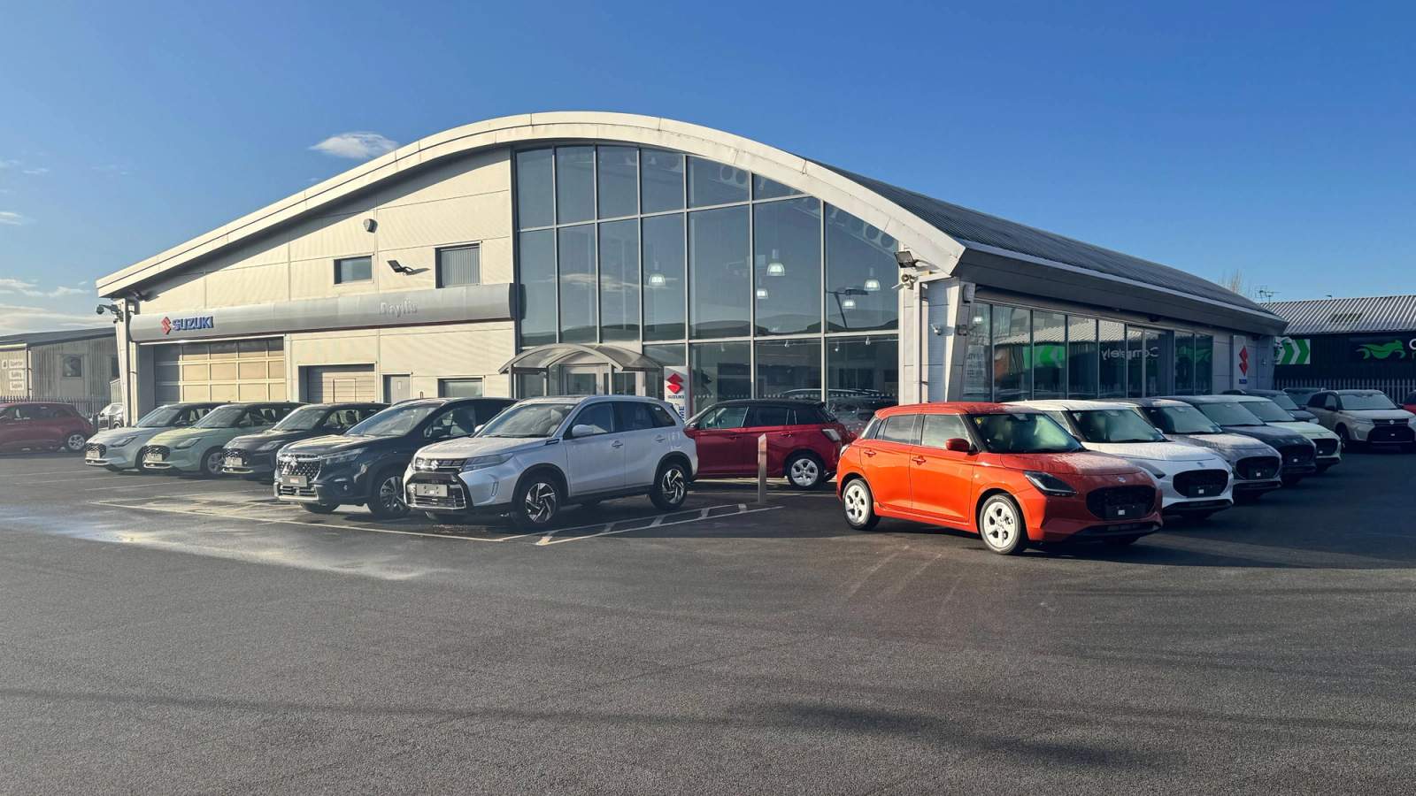 Car dealership stocking pre-registered cars