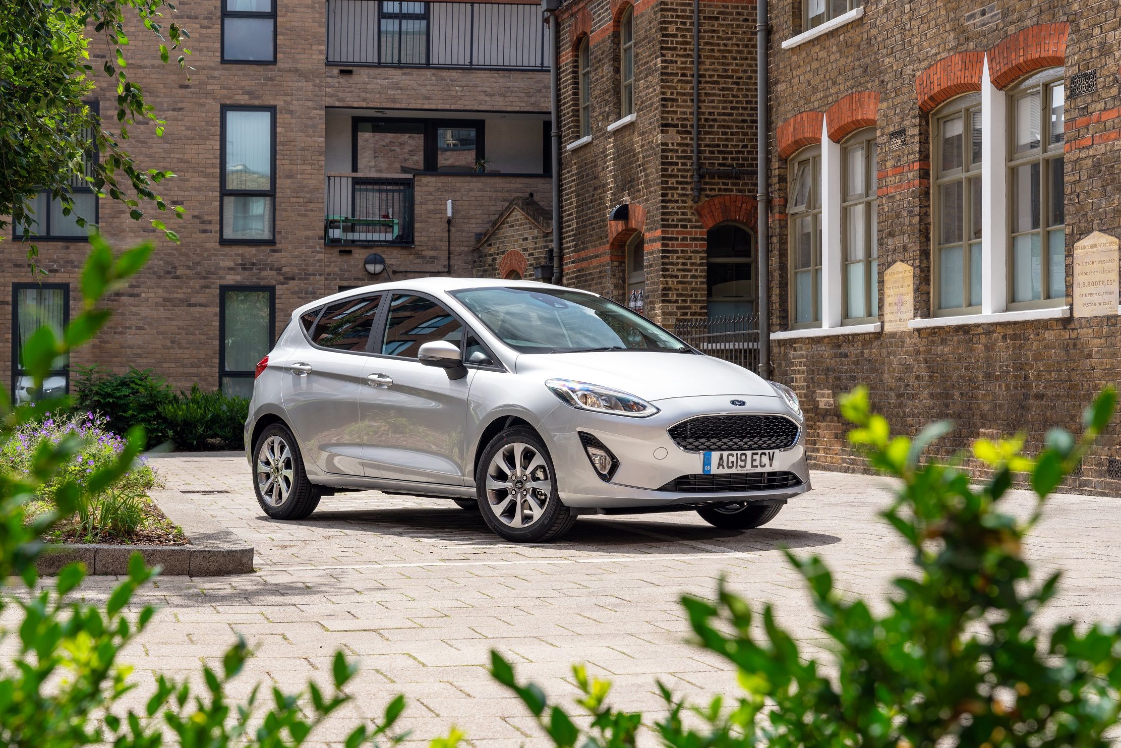 Silver Ford Fiesta