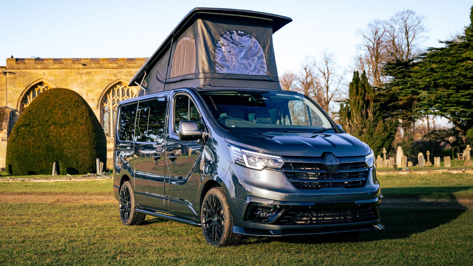 Renault Trafic camper parked