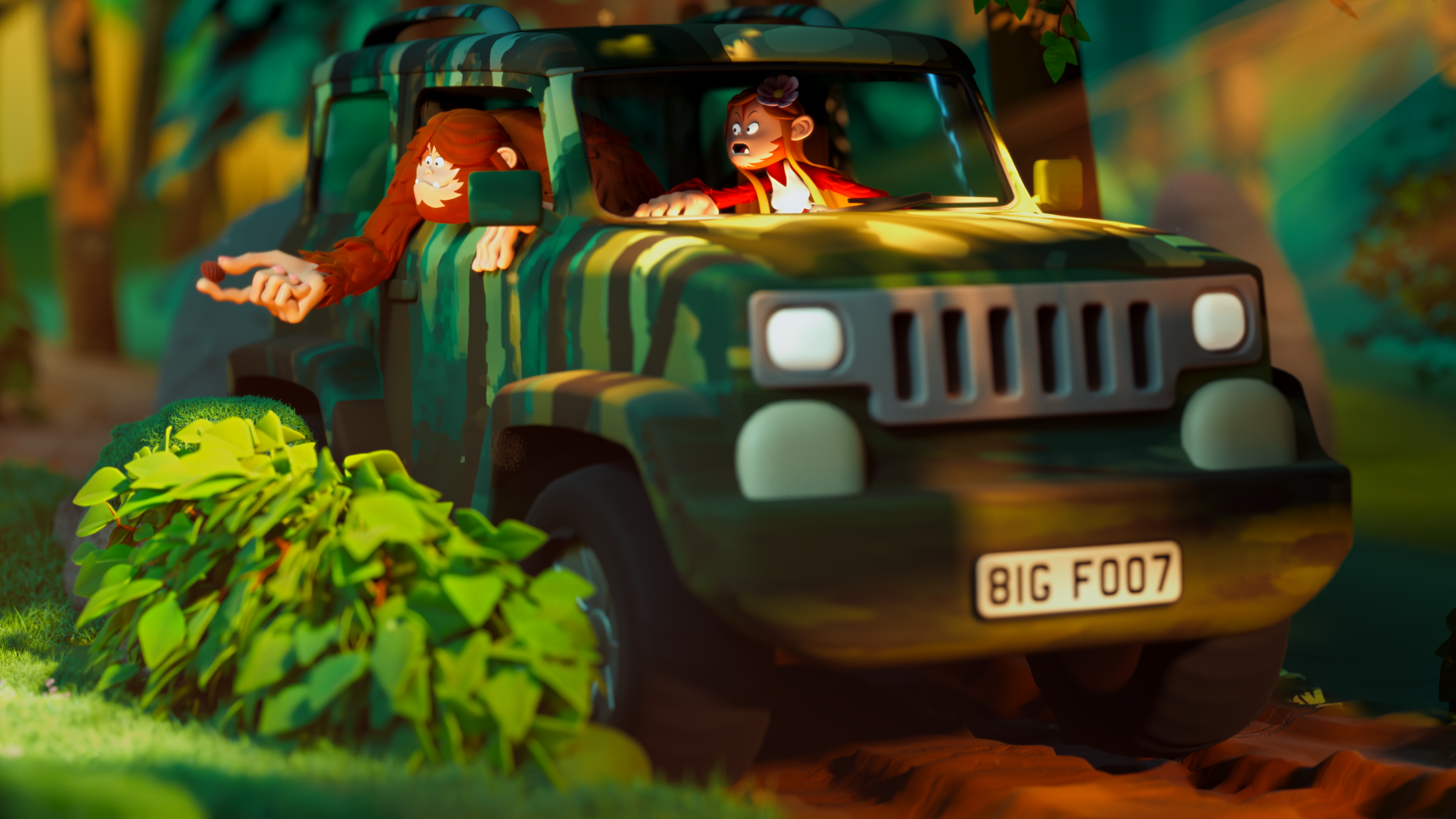 Cazoo world: Sasquatches car