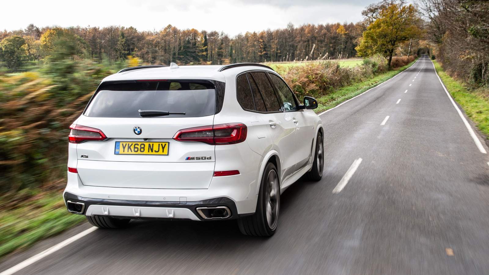 BMW X5 rear driving