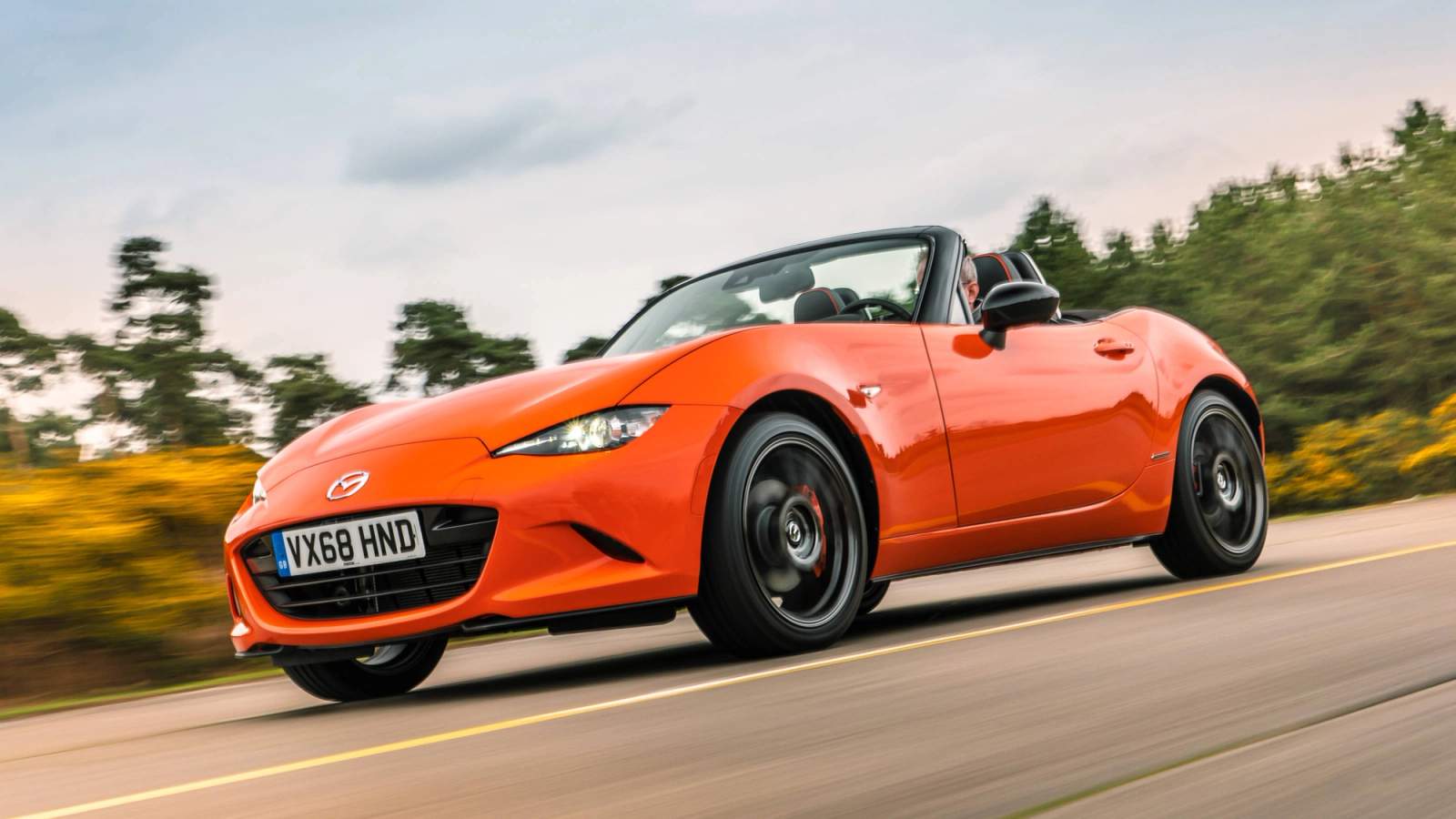 Orange Mazda MX-5