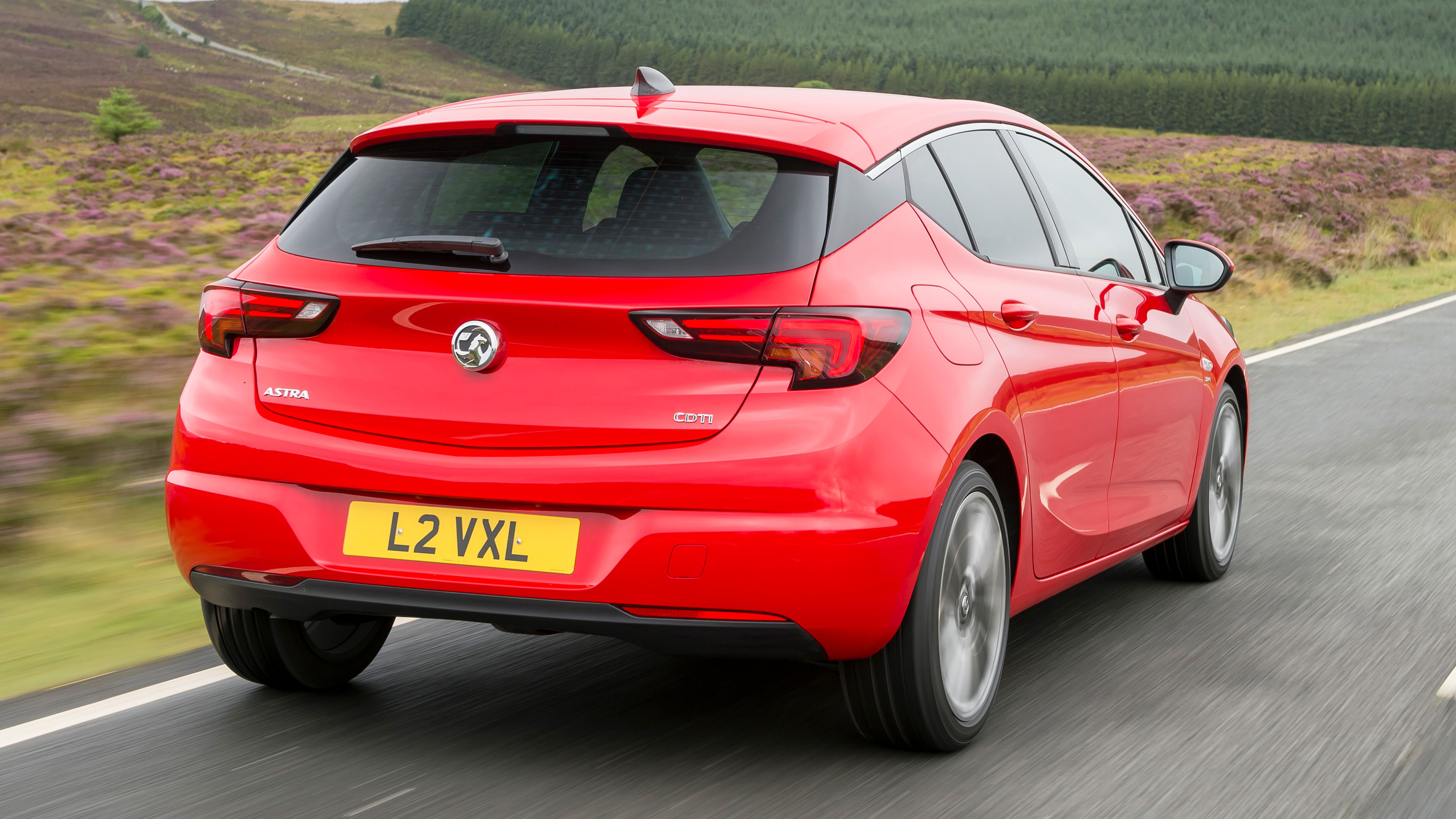 Vauxhall Astra rear driving