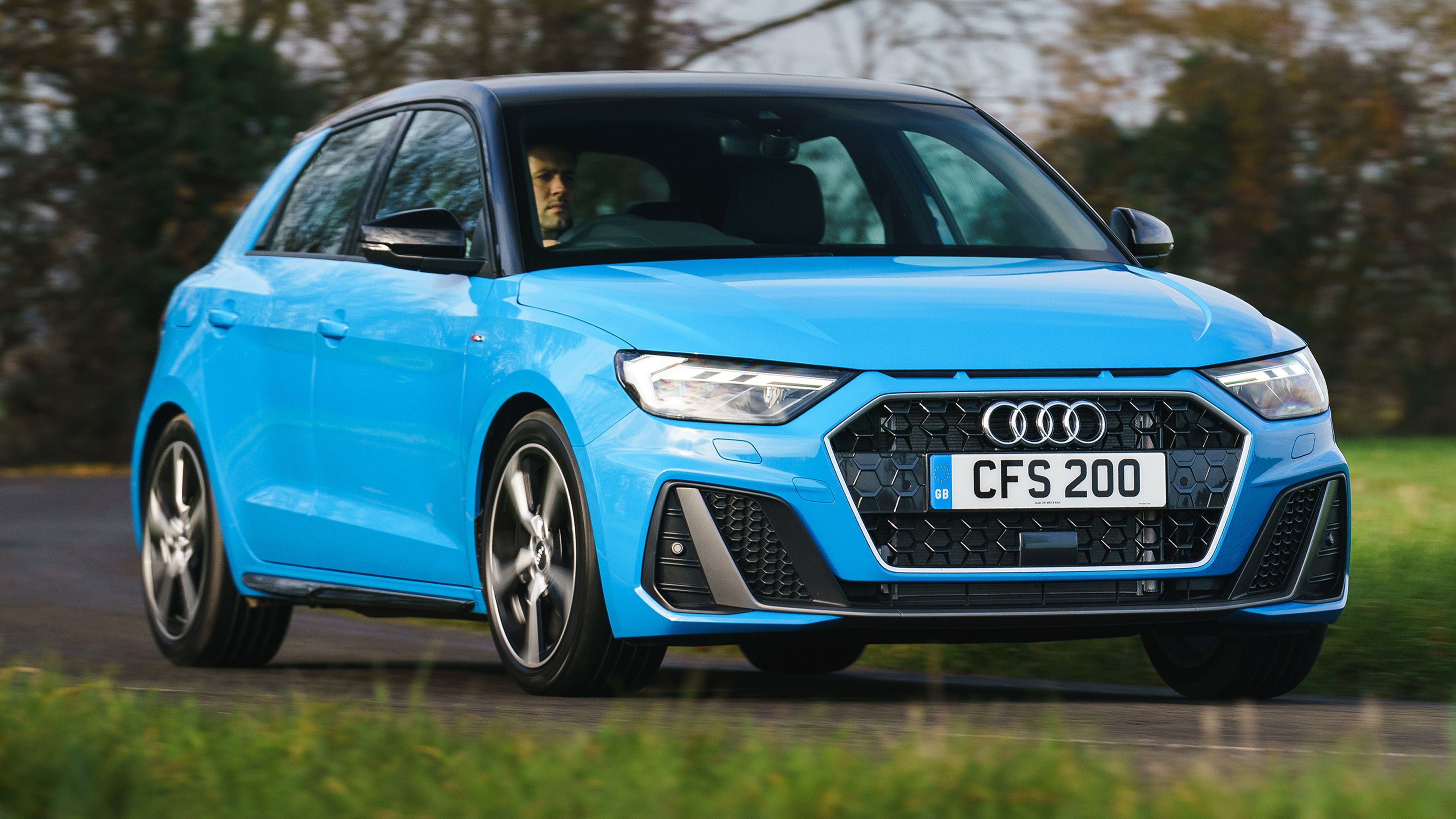 Audi A1 driving
