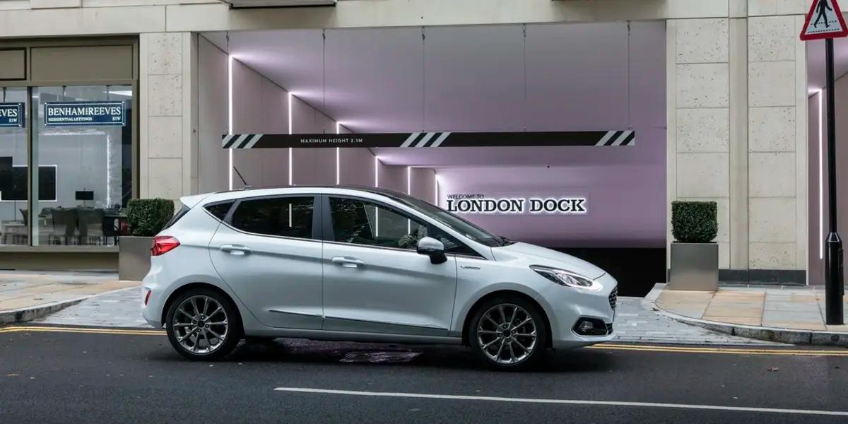 car parked on the road