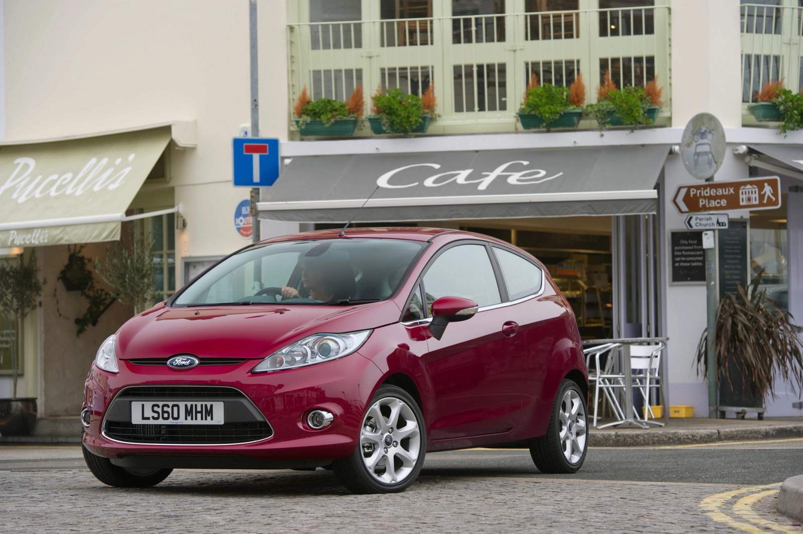 Red Ford Fiesta
