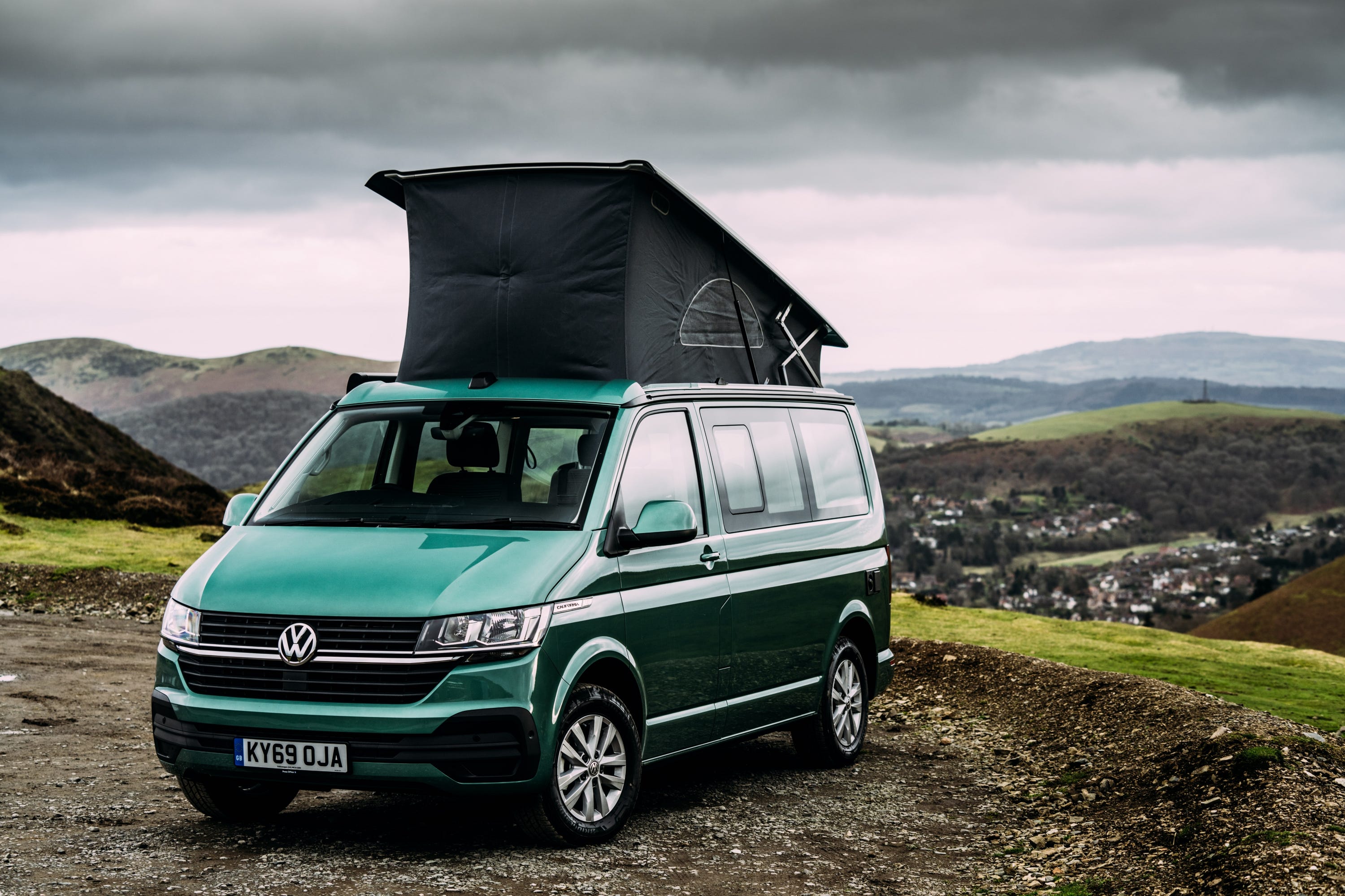 Green Volkswagen California