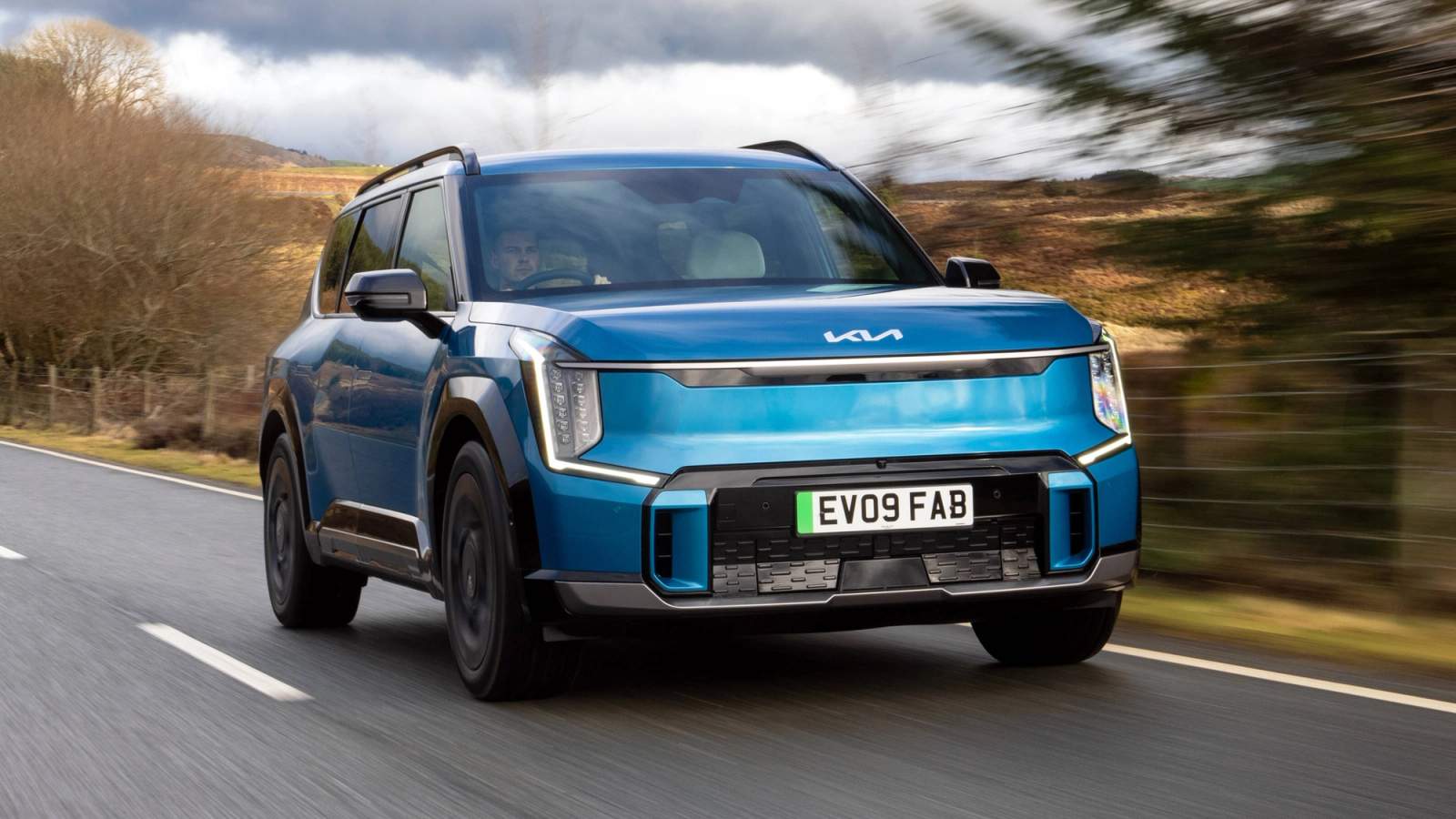 Blue Kia EV9