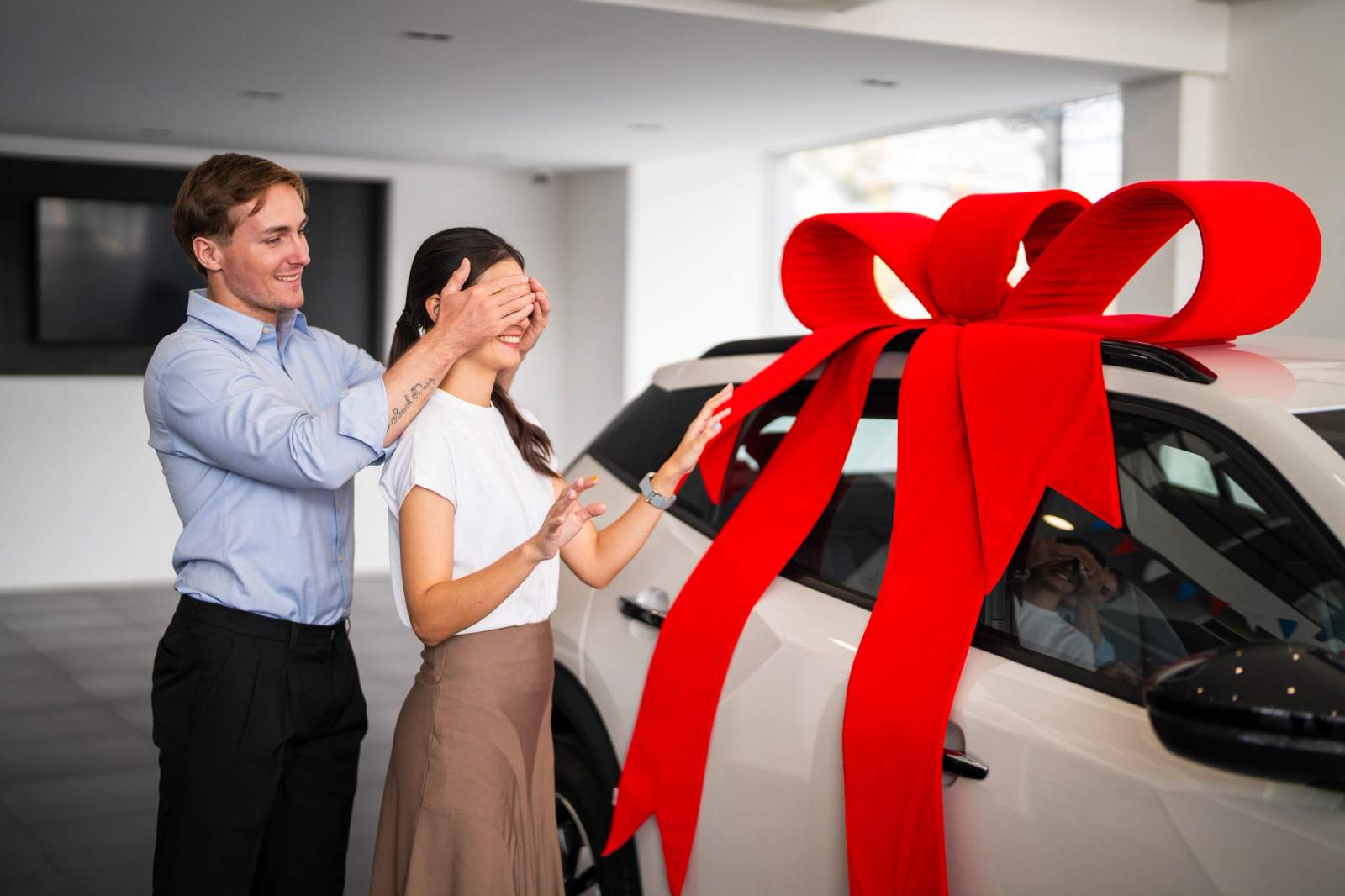 Dealer car ribbon