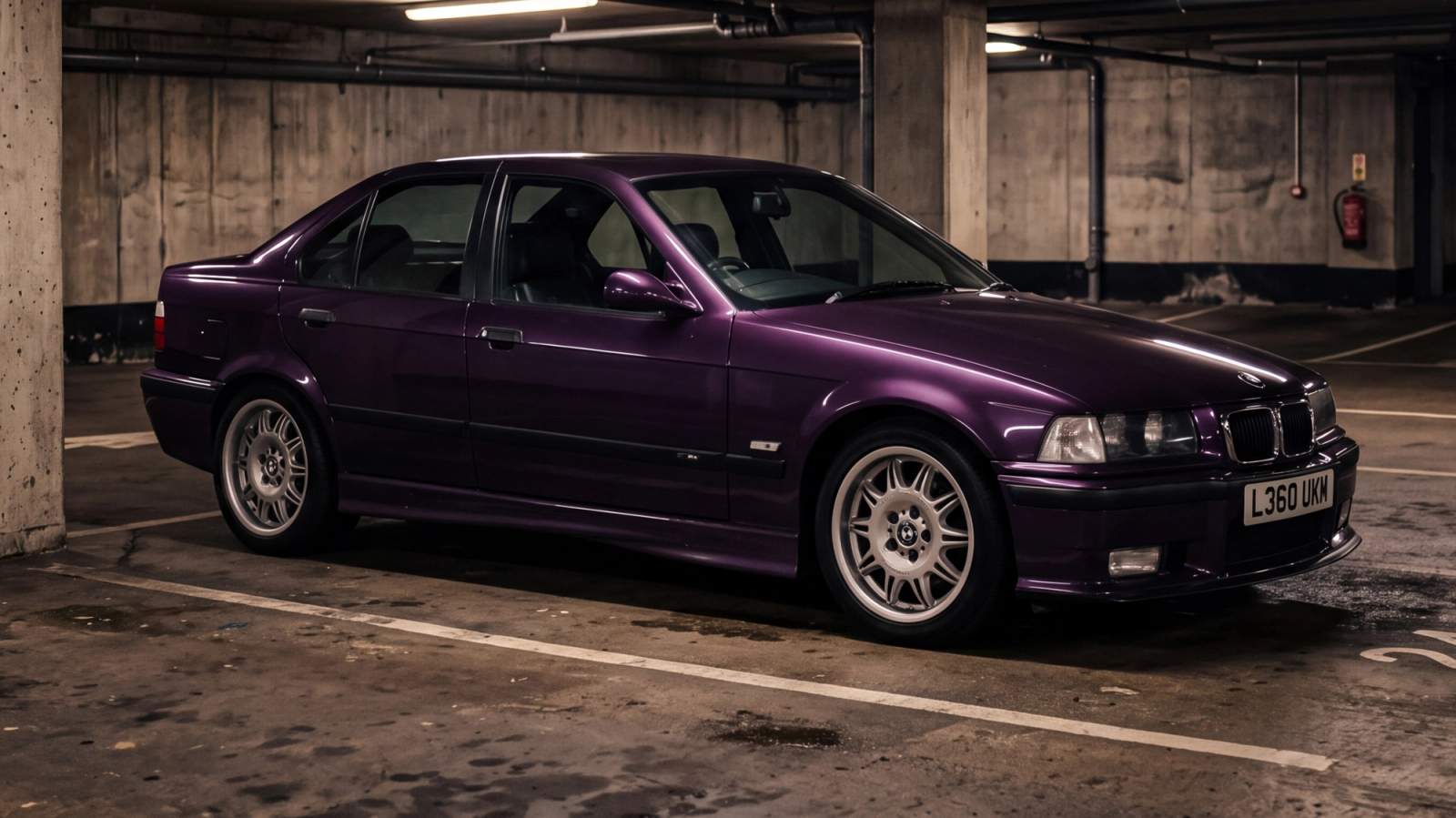 BMW M3 Techno Violet