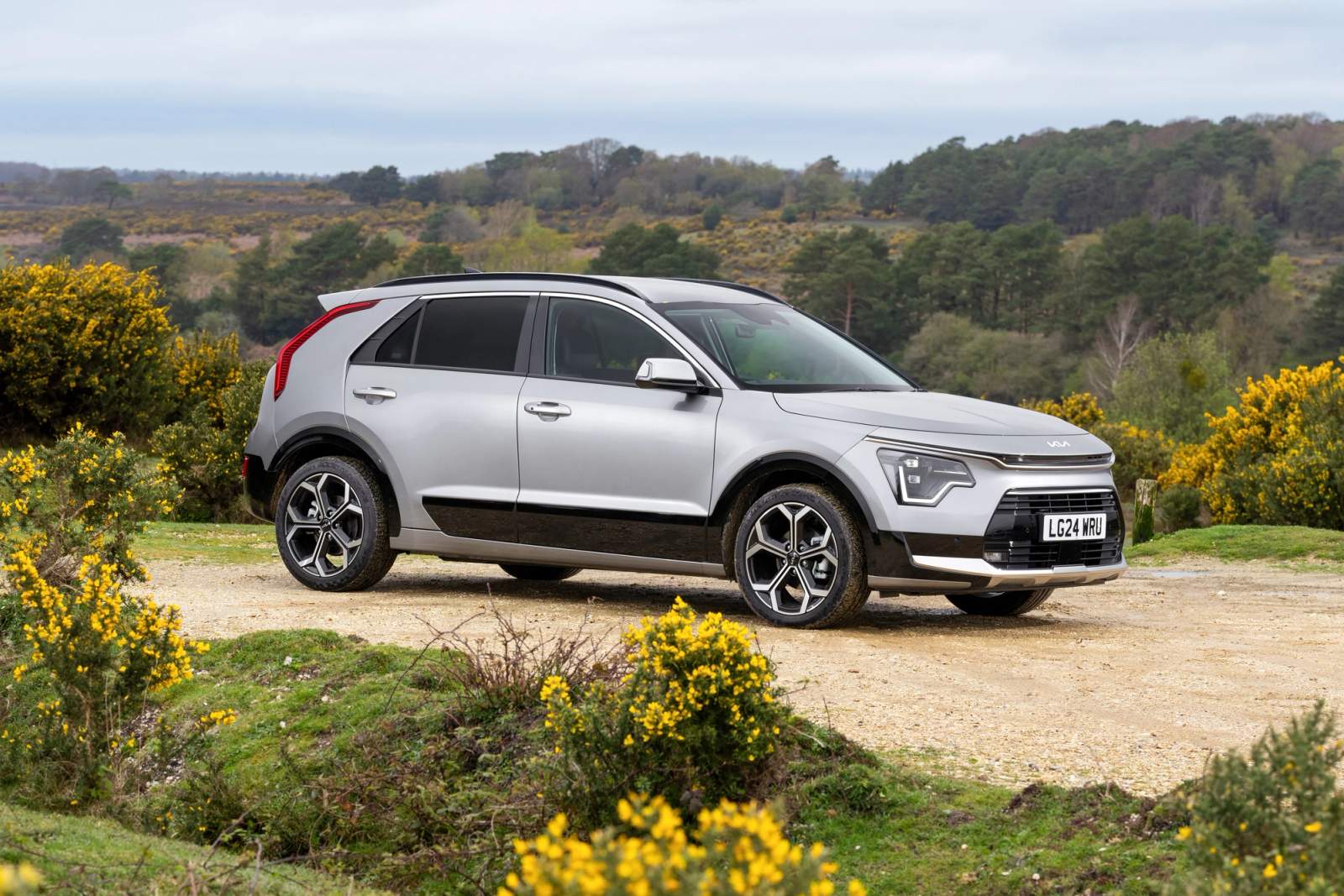 Silver Kia Niro