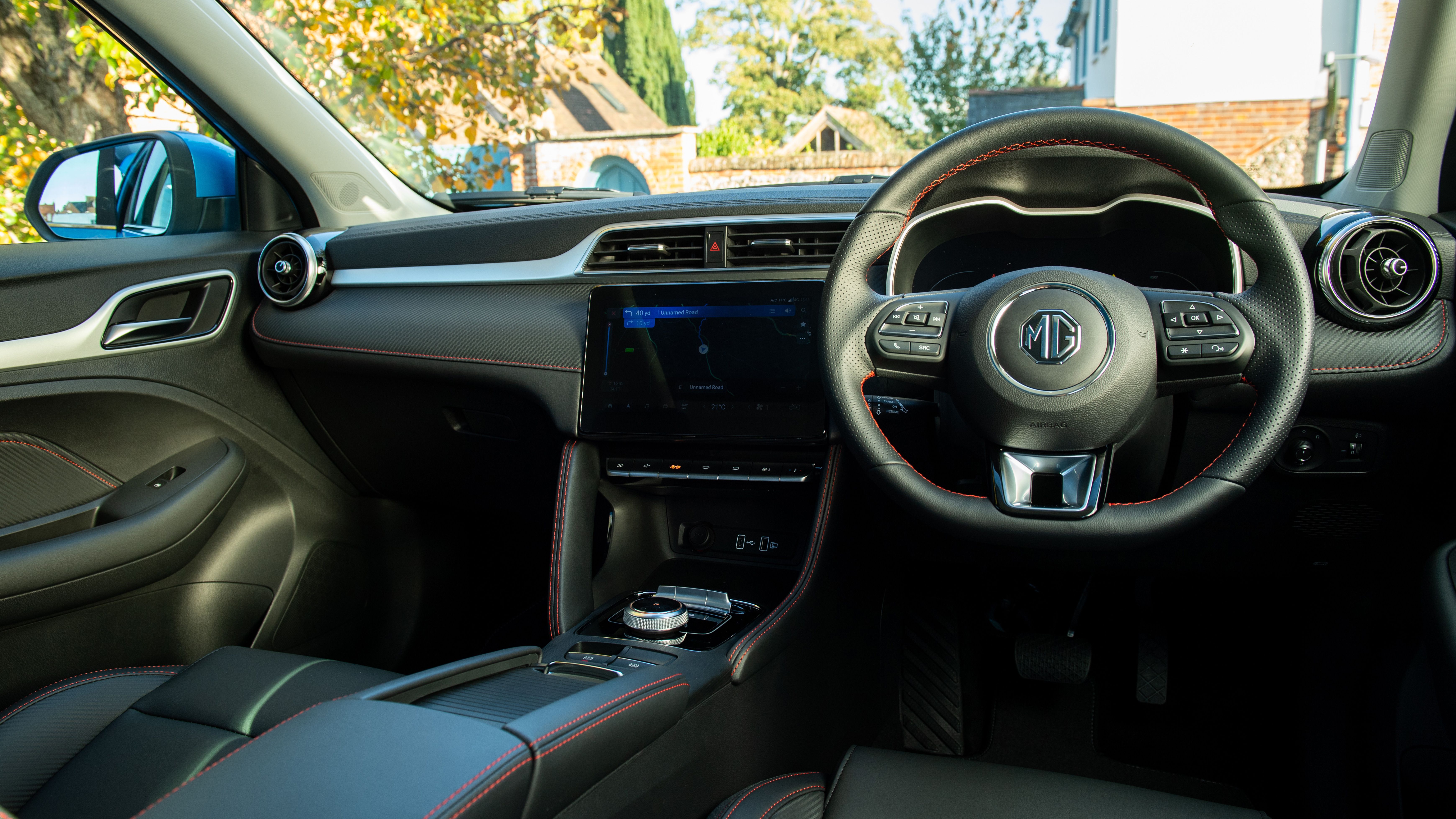 MG ZS EV interior