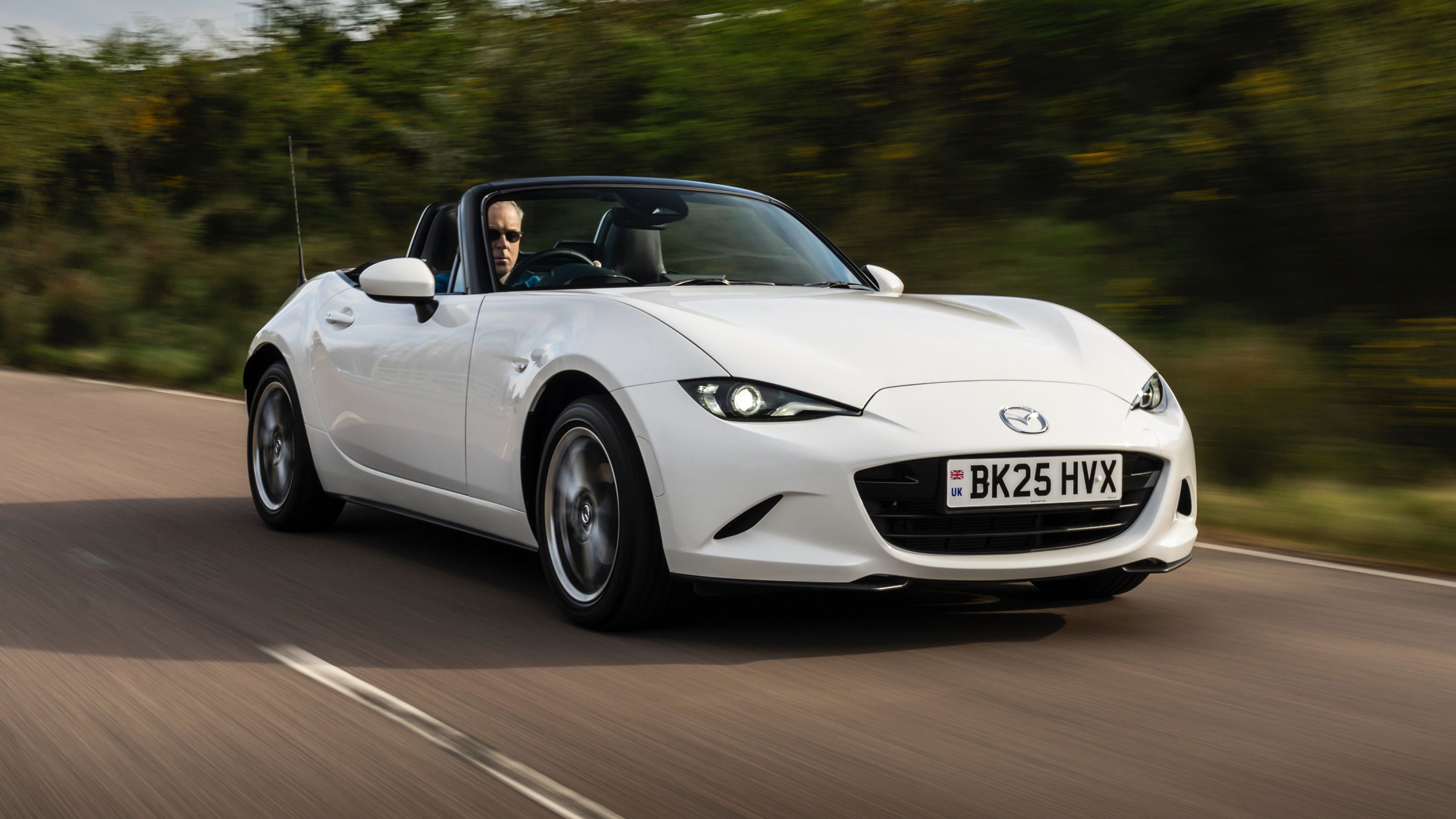 Mazda MX-5 driving