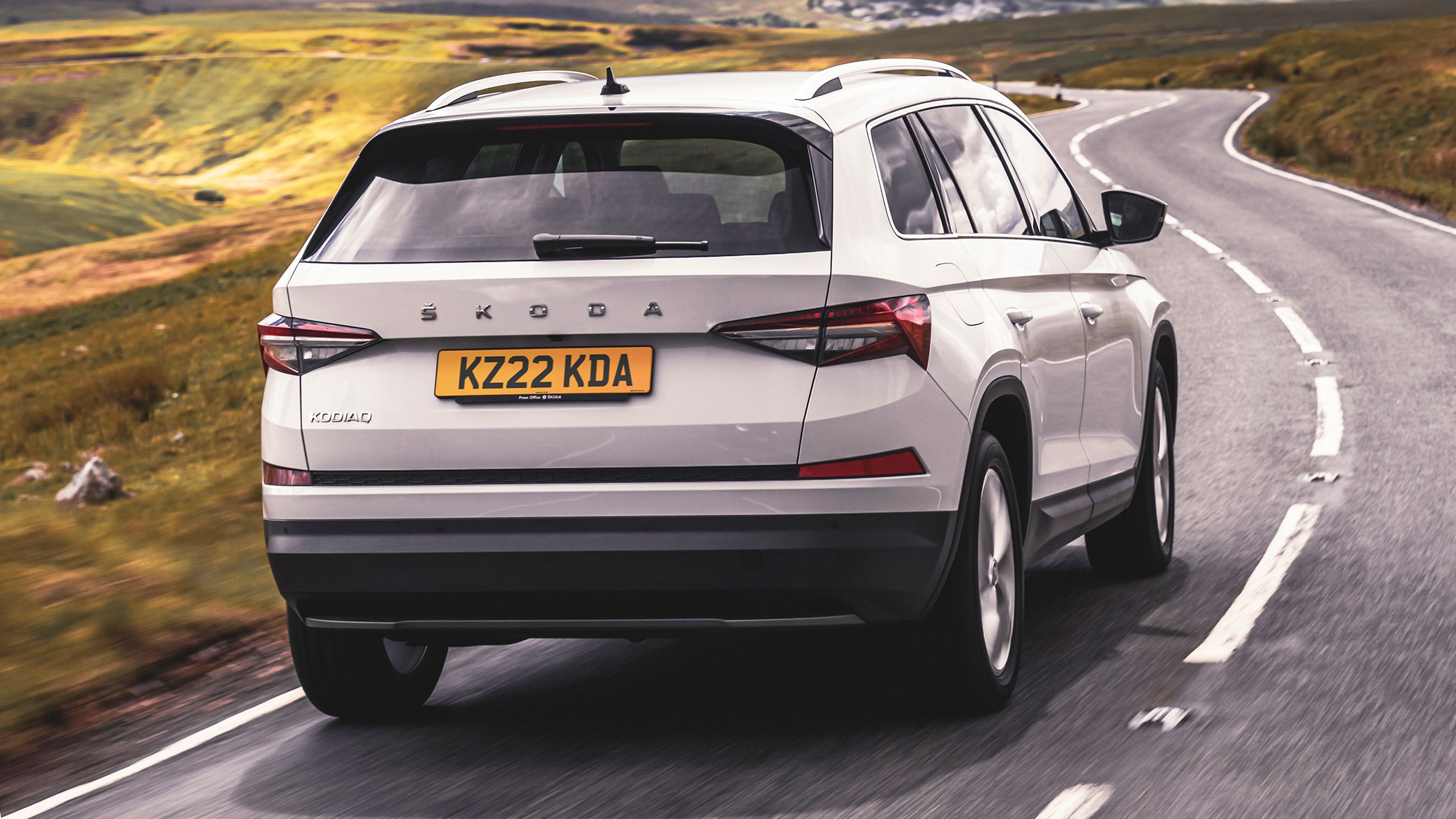 Skoda Kodiaq rear driving