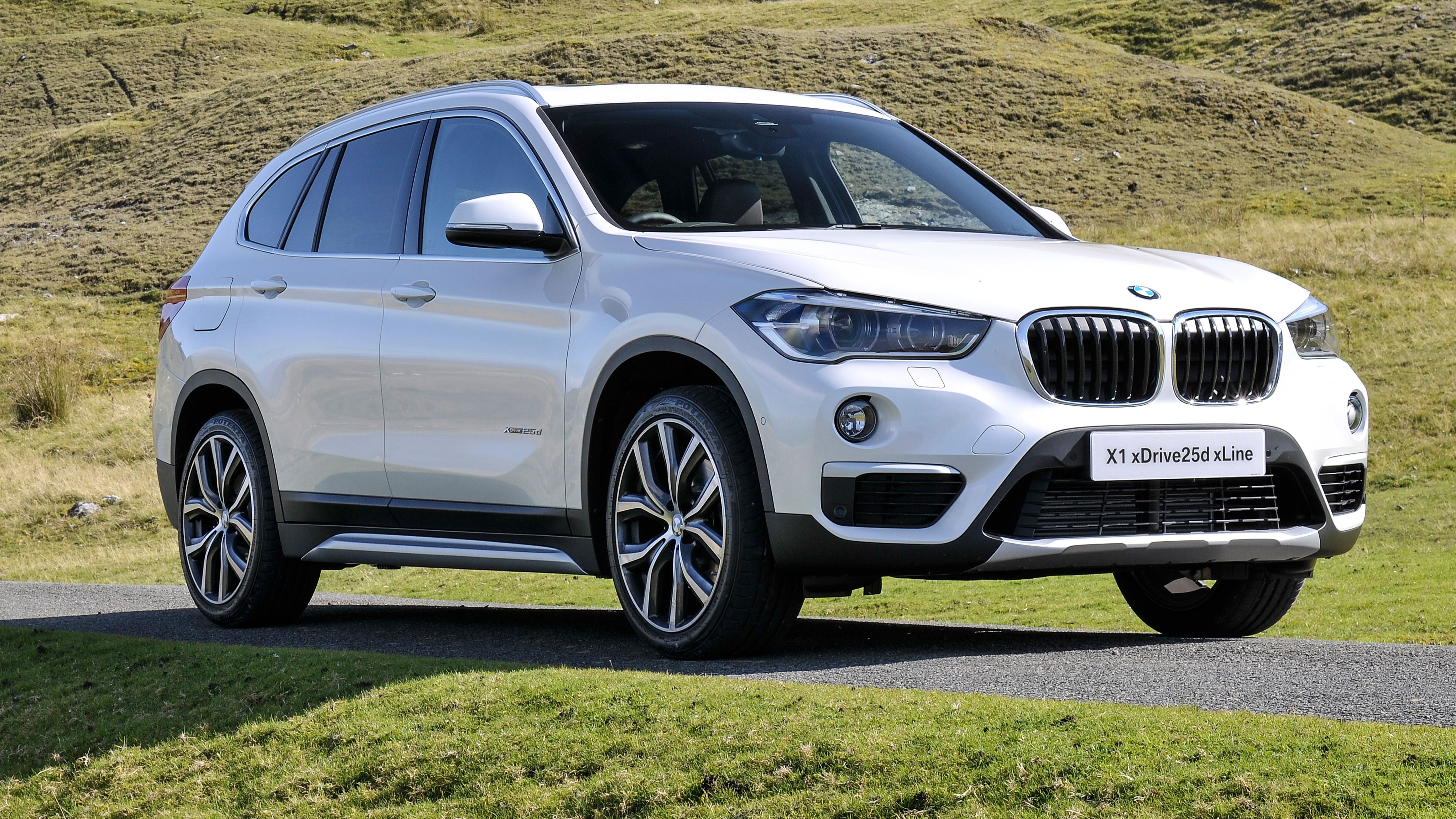 BMW X1 parked front quarter