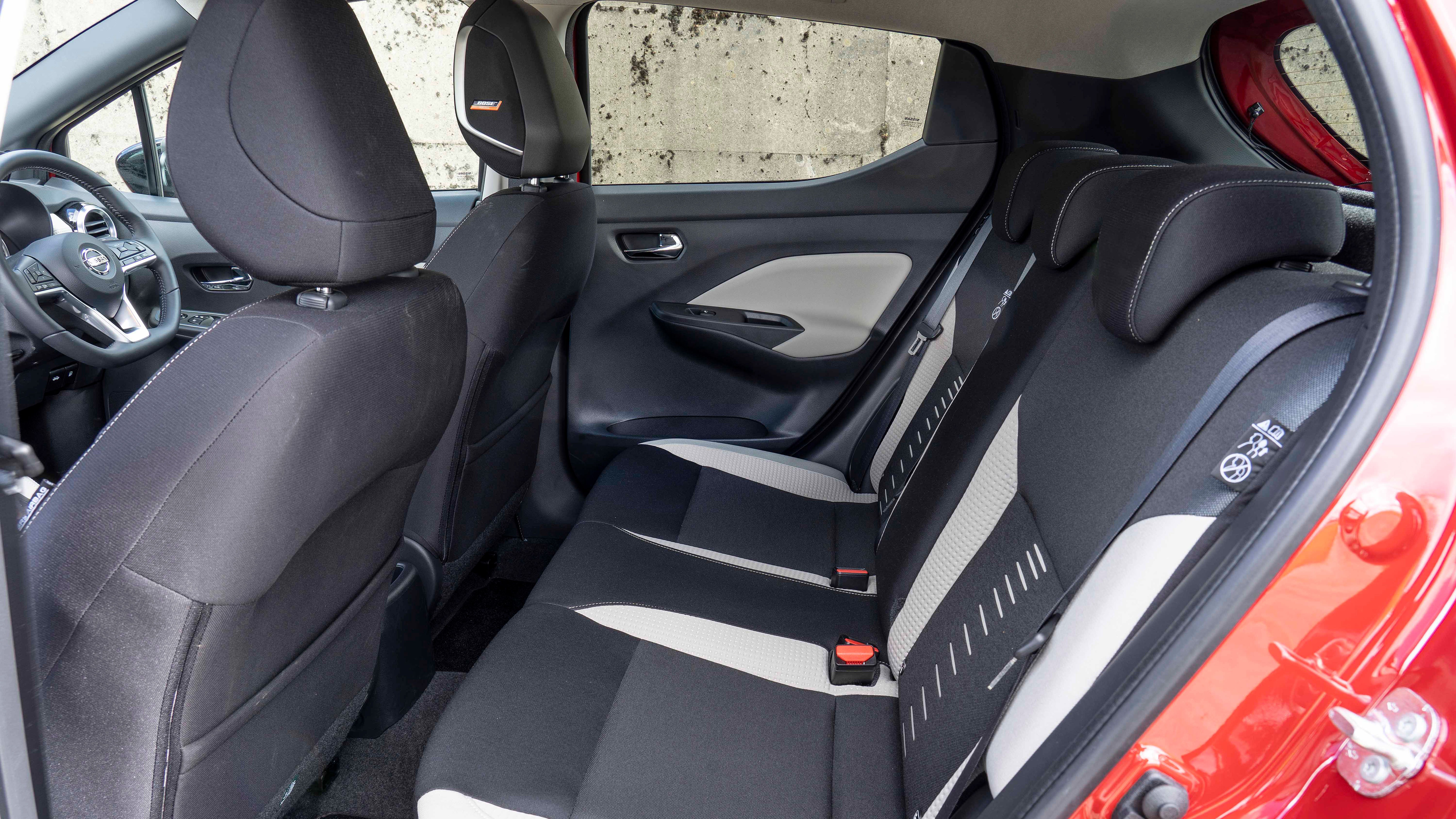 Nissan Micra rear seats