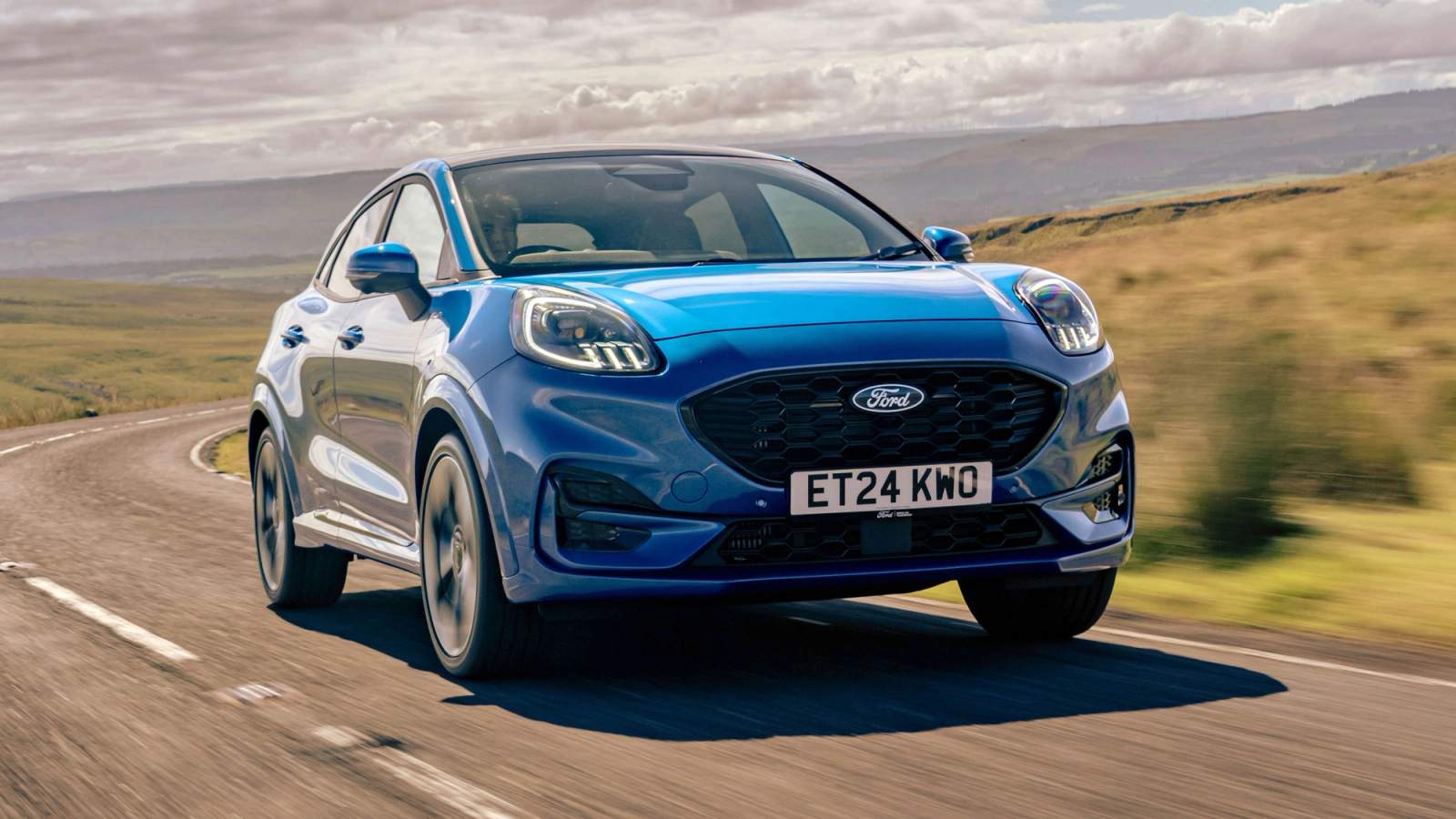 Blue Ford Puma