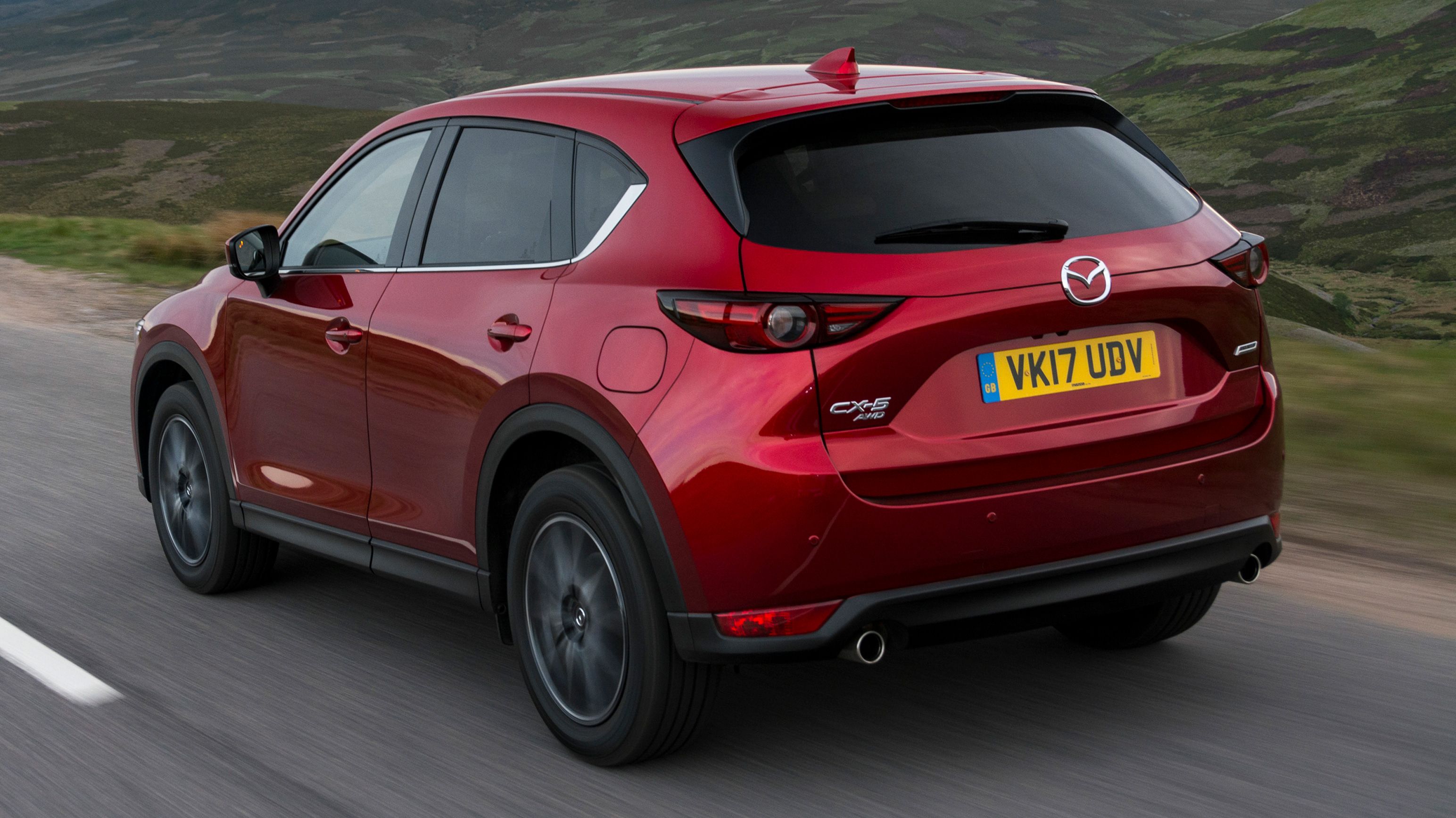 Mazda CX-5 rear driving