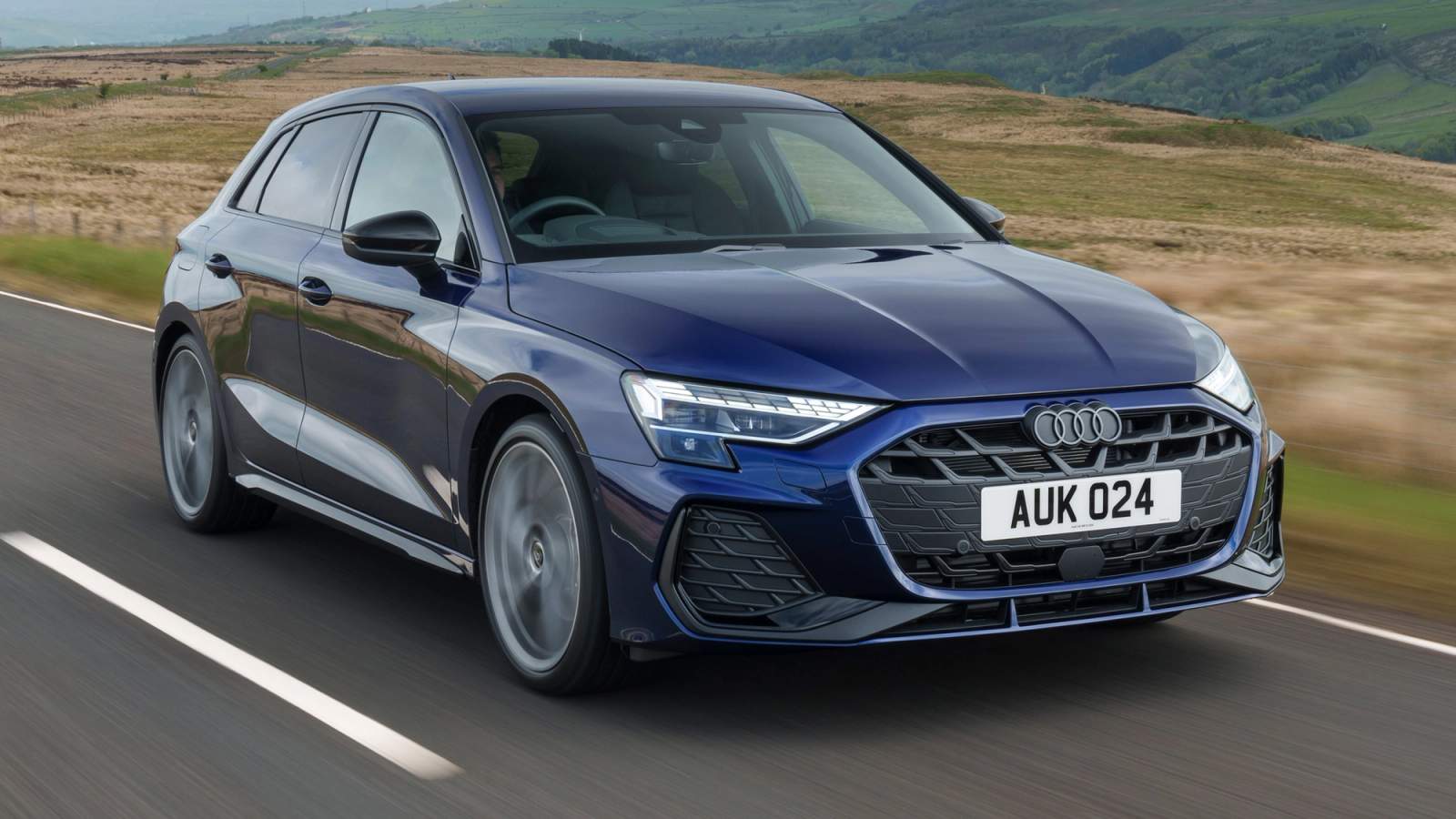 Audi A3 driving