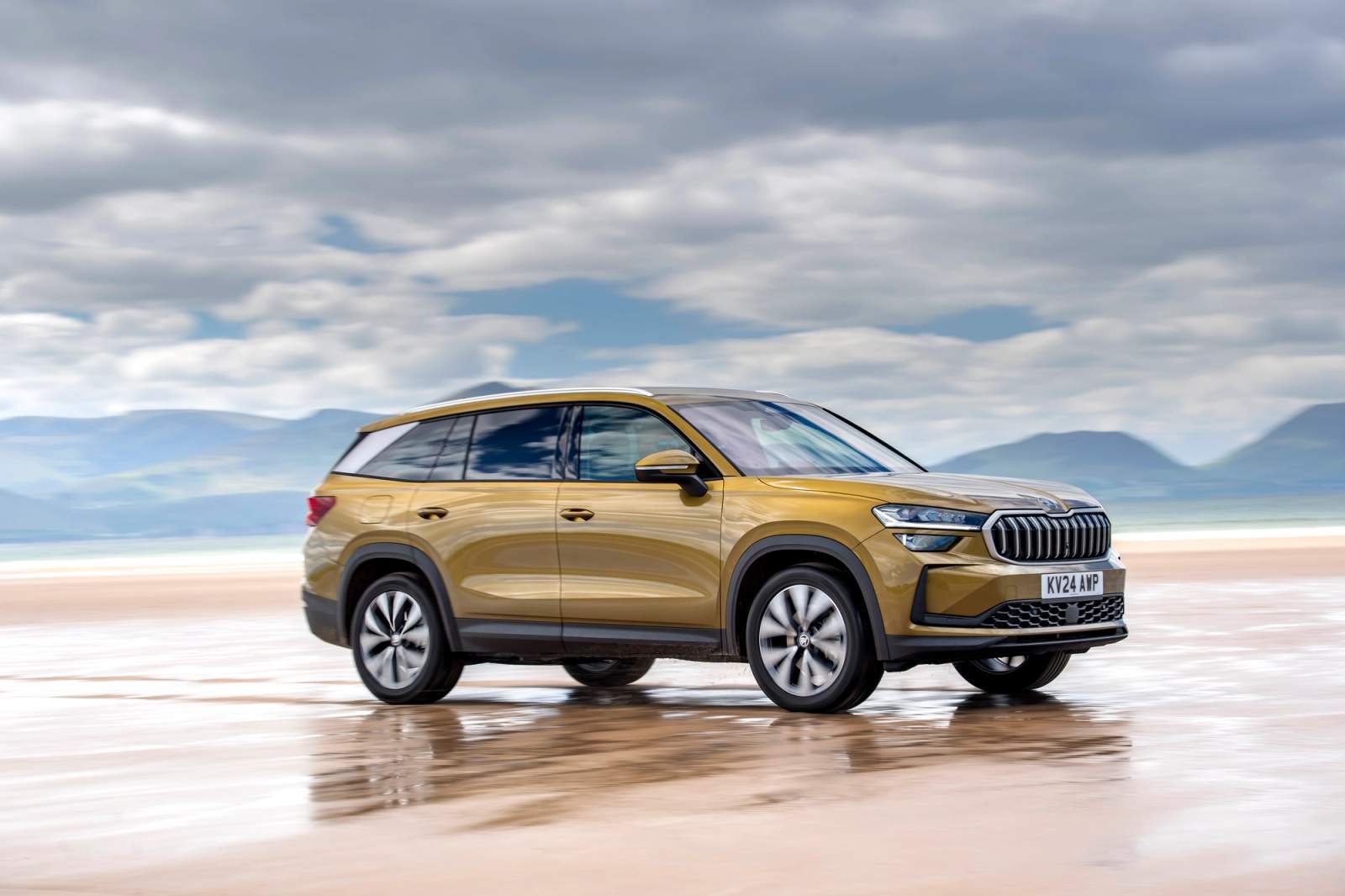 Brown Skoda Kodiaq