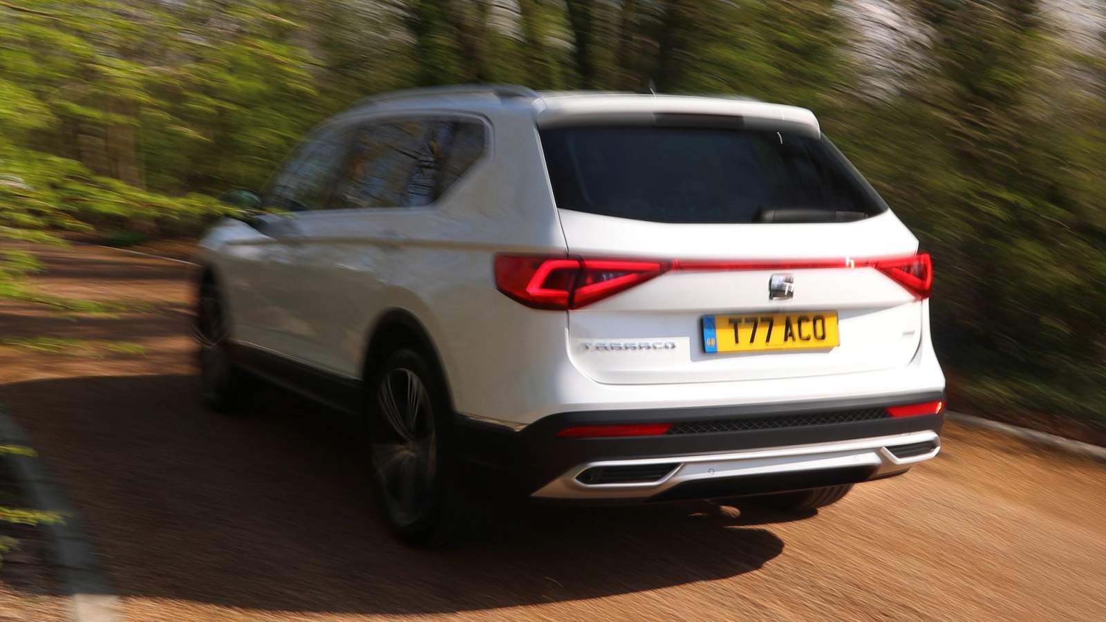SEAT Tarraco driving rear