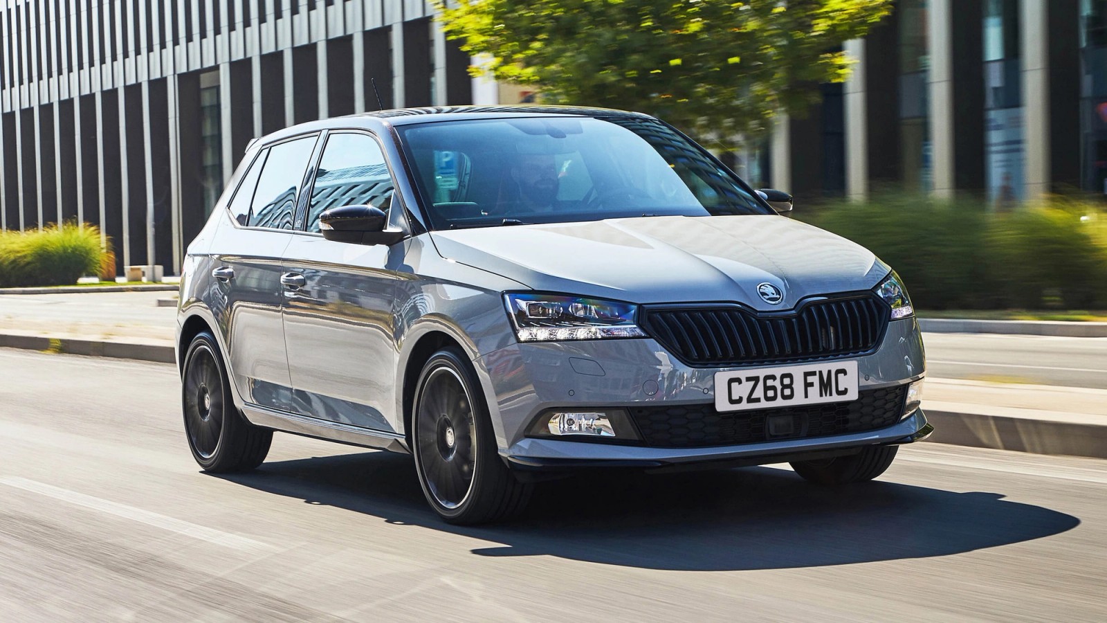Skoda Fabia front driving