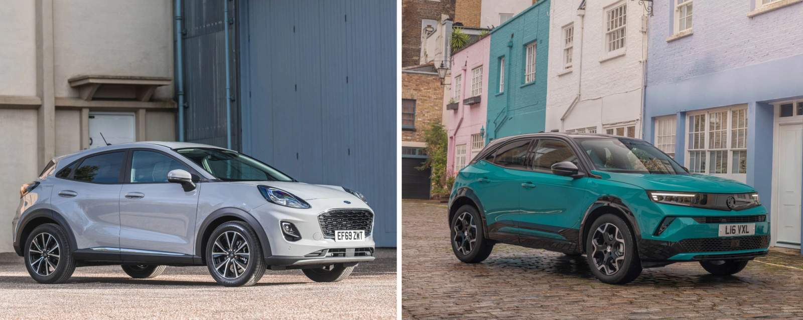 Ford Puma and Vauxhall Mokka
