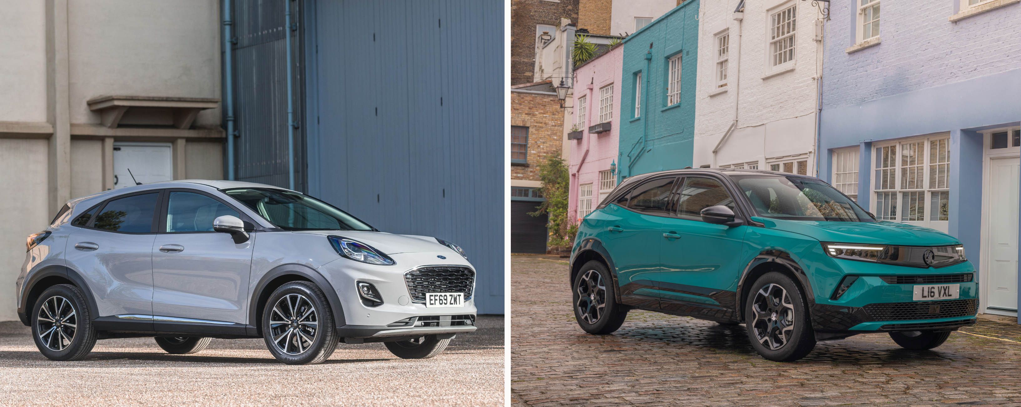 Ford Puma and Vauxhall Mokka