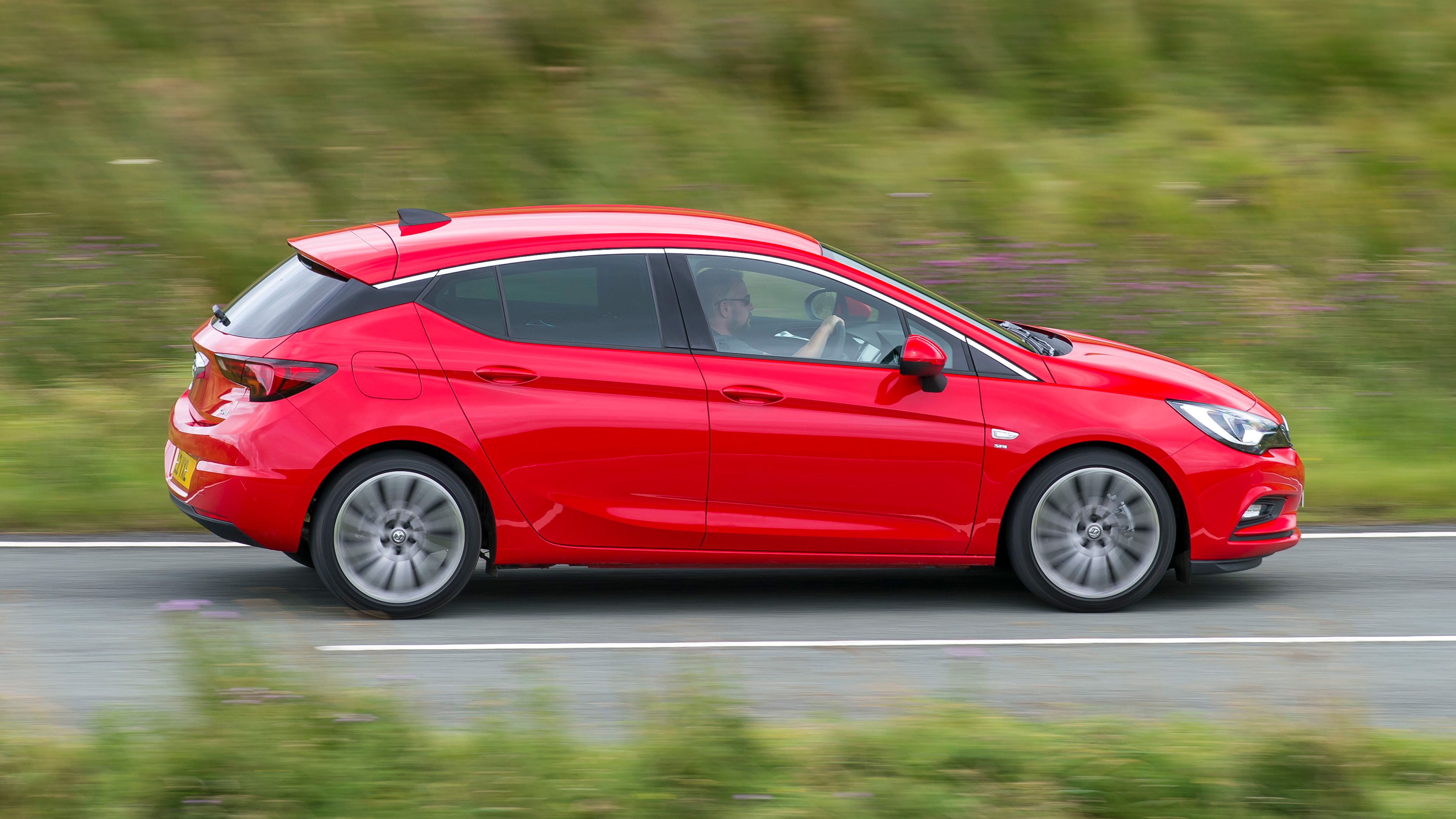 Vauxhall Astra side driving