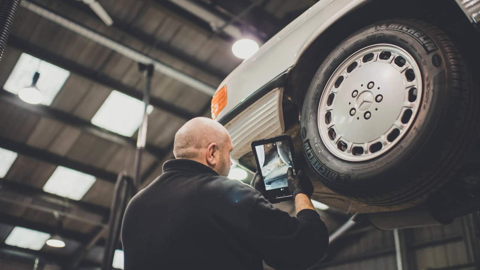 pre-purchase inspection of a Mercedes-Benz